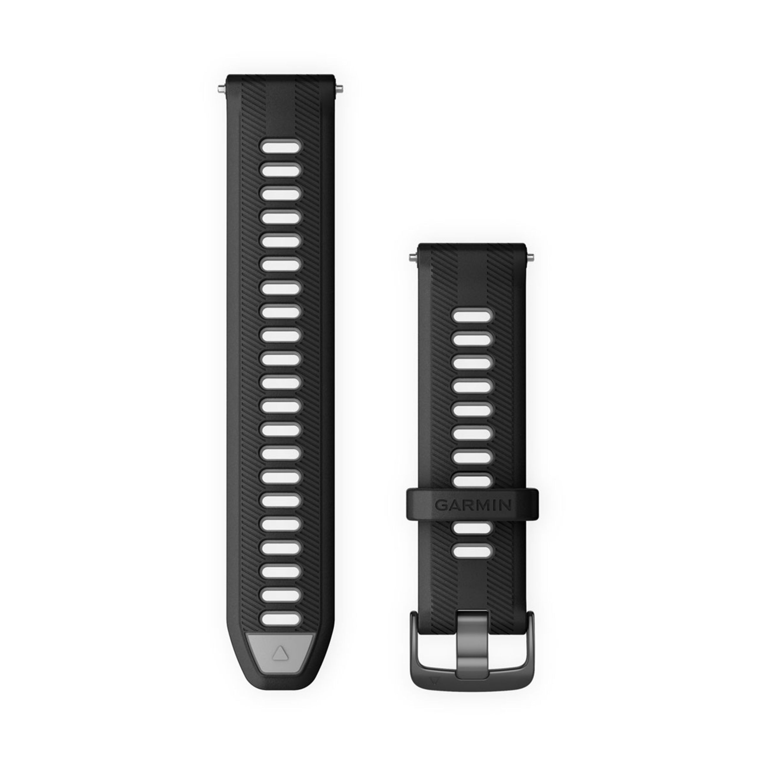 Forerunner Watch Bands (22 Mm) - Black/Powder Gray With Slate Hardware