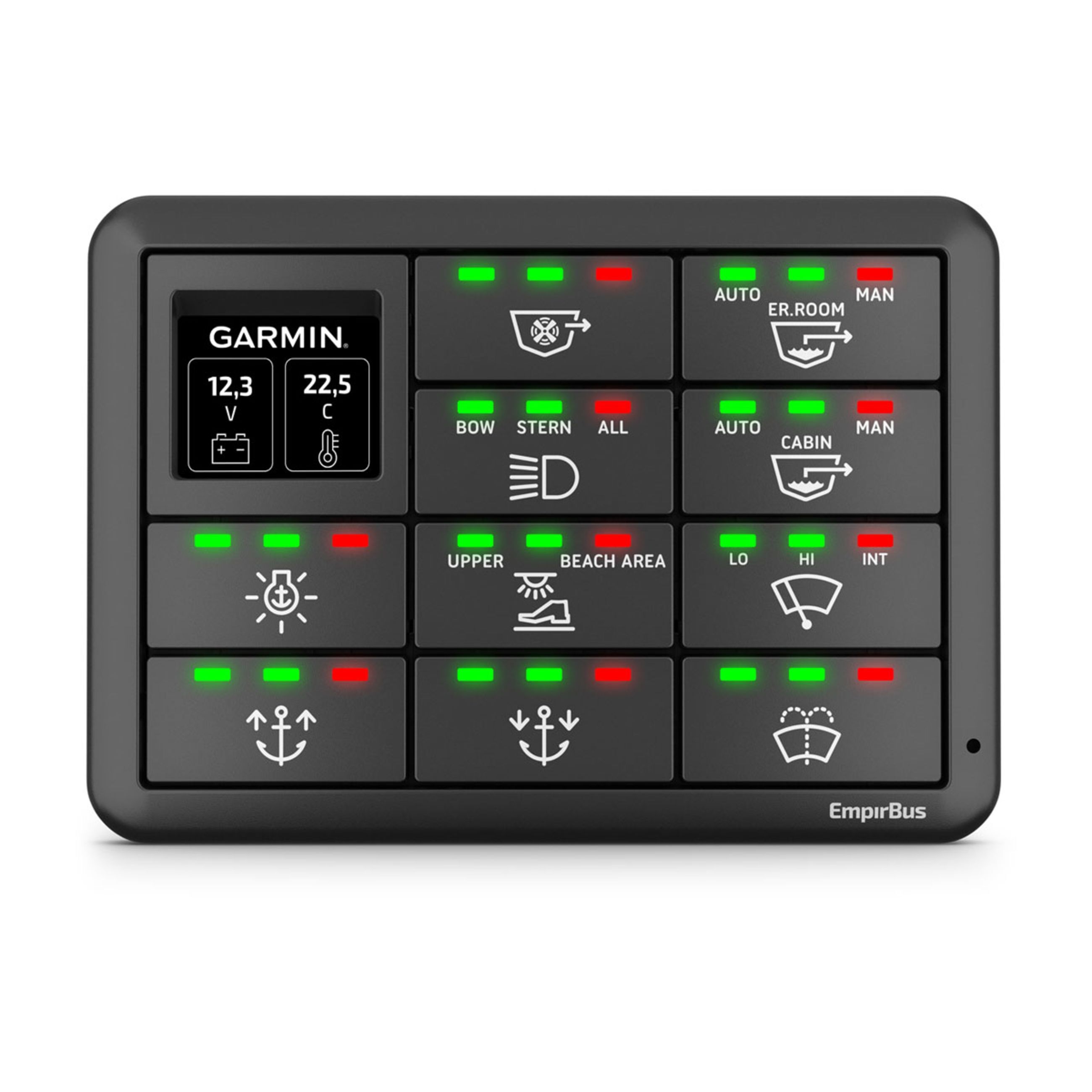 Empirbus Sp8 And Empirbus Sp12 Switches - Sp12, Horizontal With Display