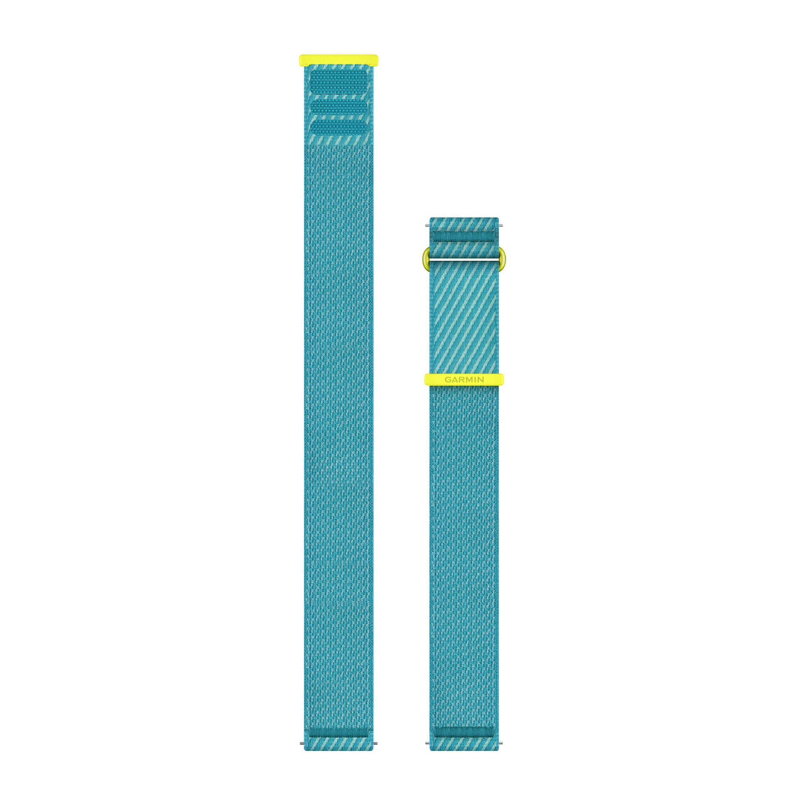Quick Release Bands (22 Mm) - Amp Yellow/Turquoise Comfortfit Fabric