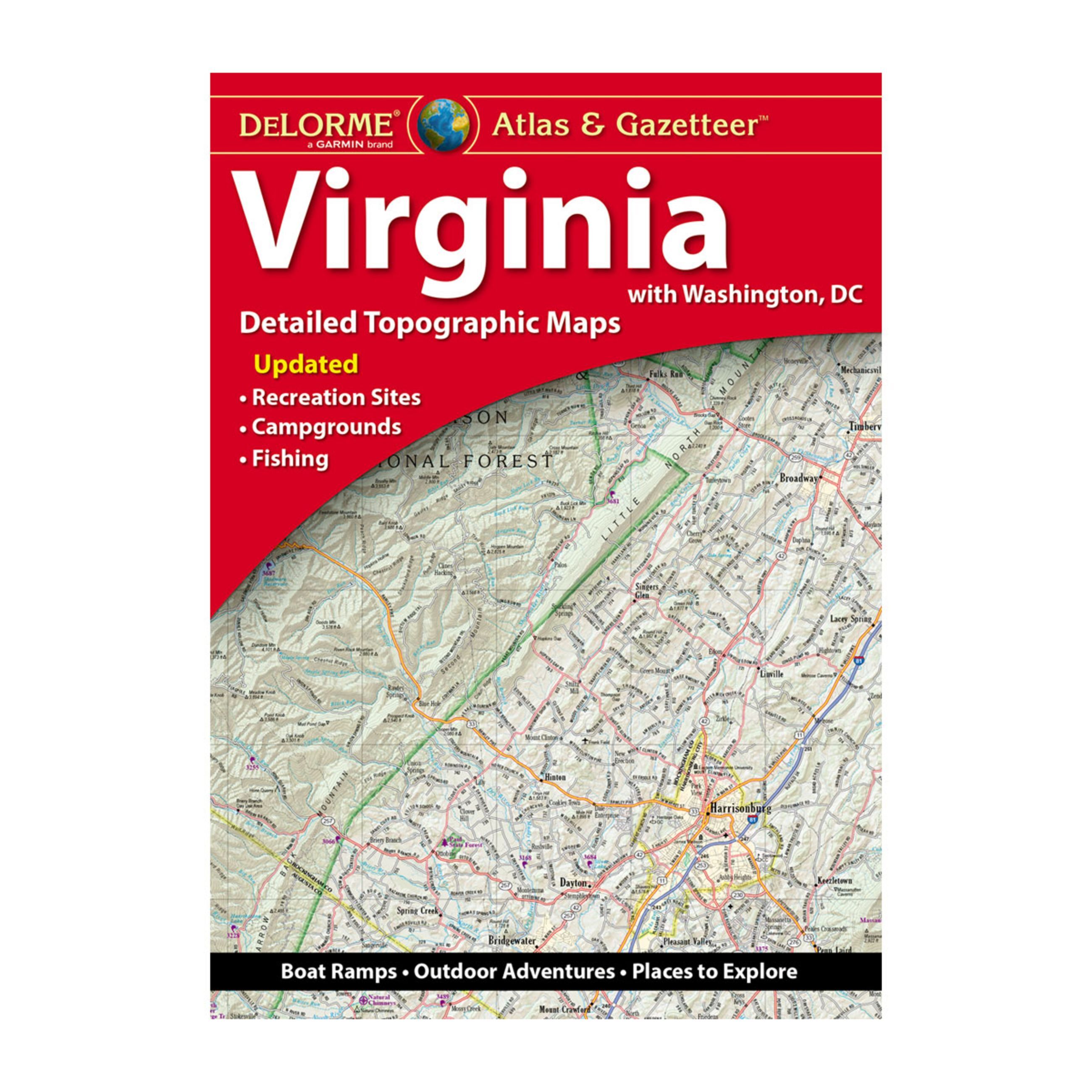 Delorme Atlas & Gazetteer Paper Maps - Virginia