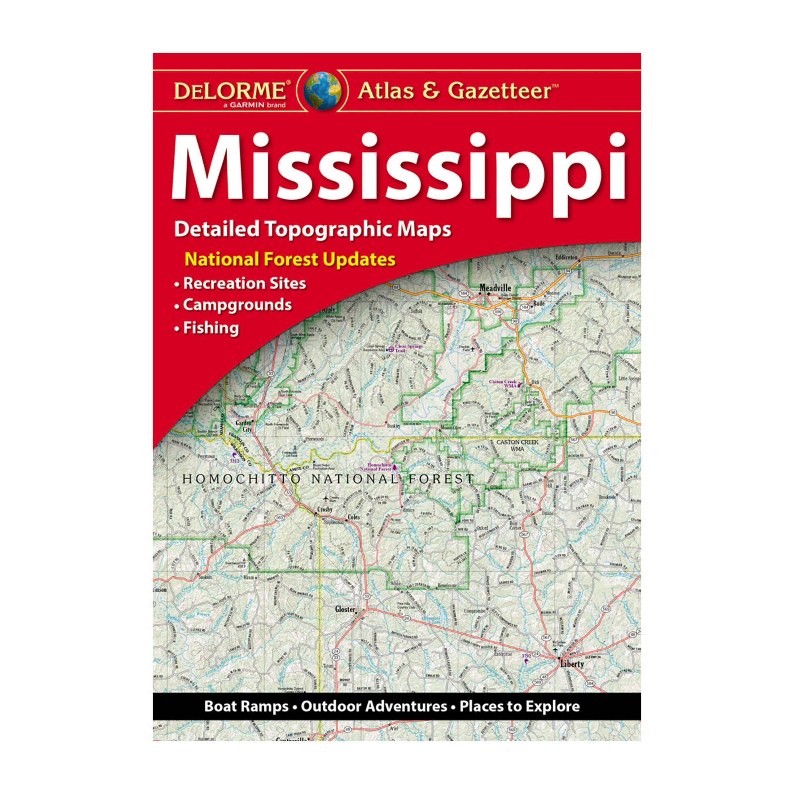 Delorme Atlas & Gazetteer Paper Maps - Mississippi