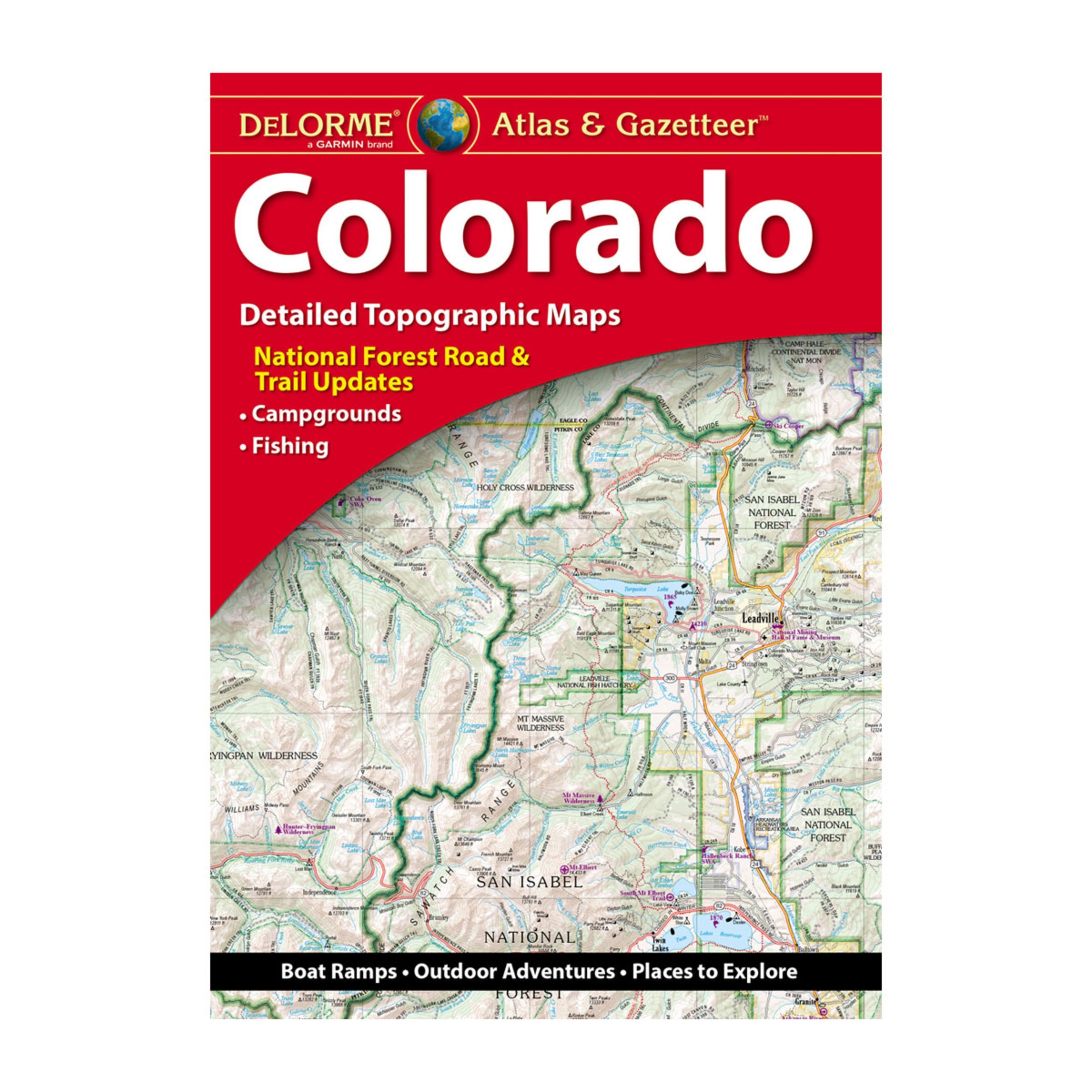 Delorme Atlas & Gazetteer Paper Maps - Colorado