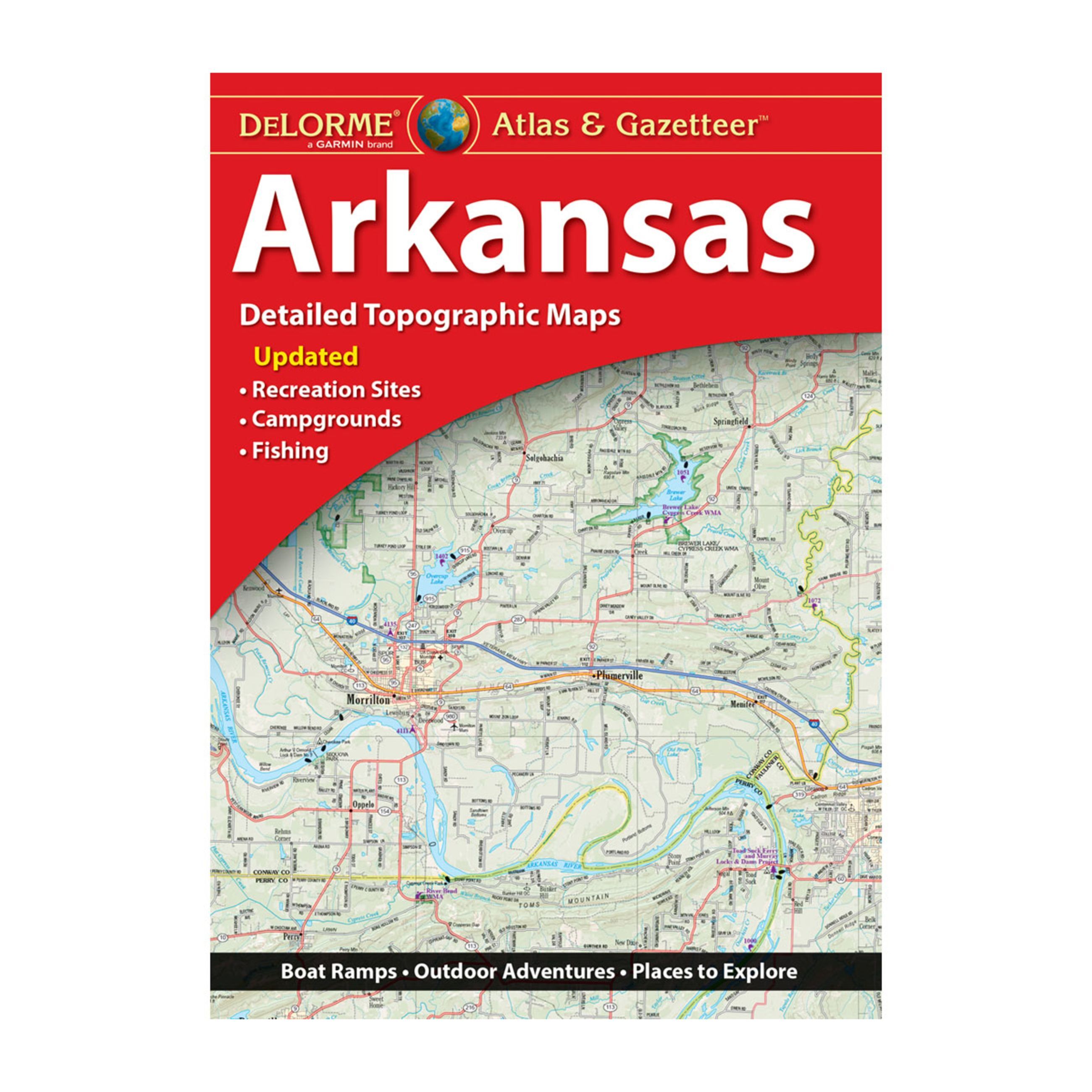 Delorme Atlas & Gazetteer Paper Maps - Arkansas
