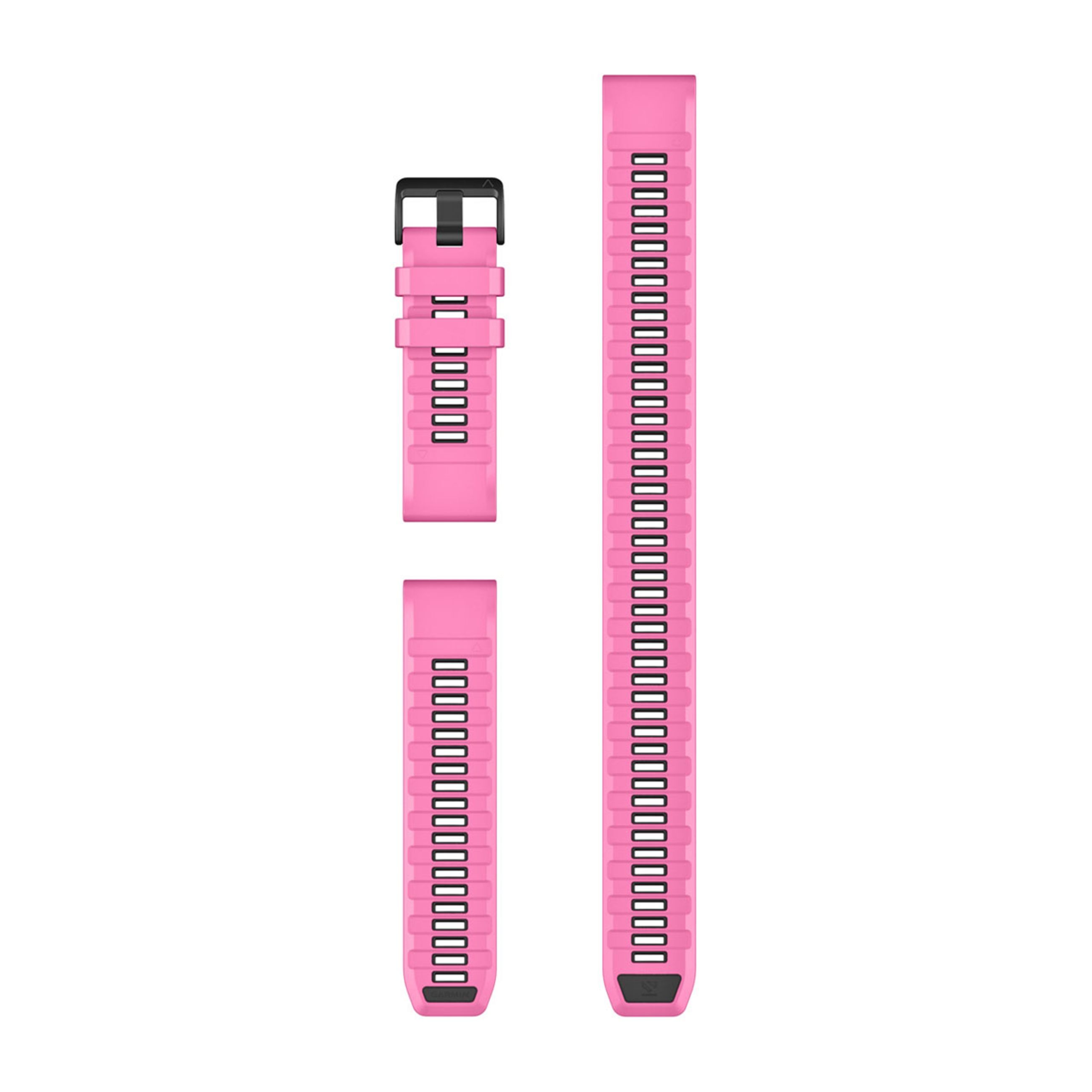 Quickfit 26 Watch Bands - Pink Aurora Silicone (3-Piece Dive Set)