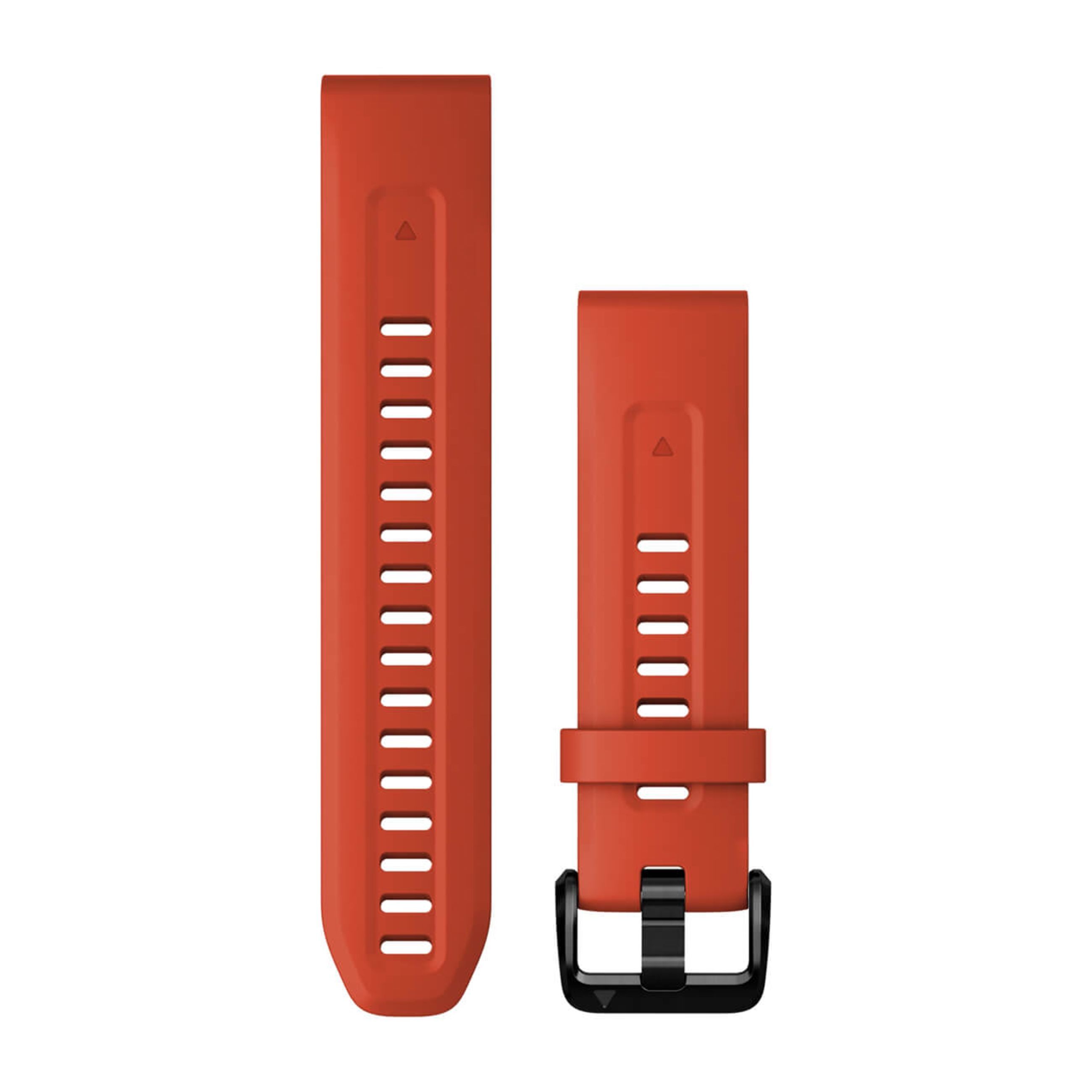 Quickfit 20 Watch Bands - Flame Red Silicone
