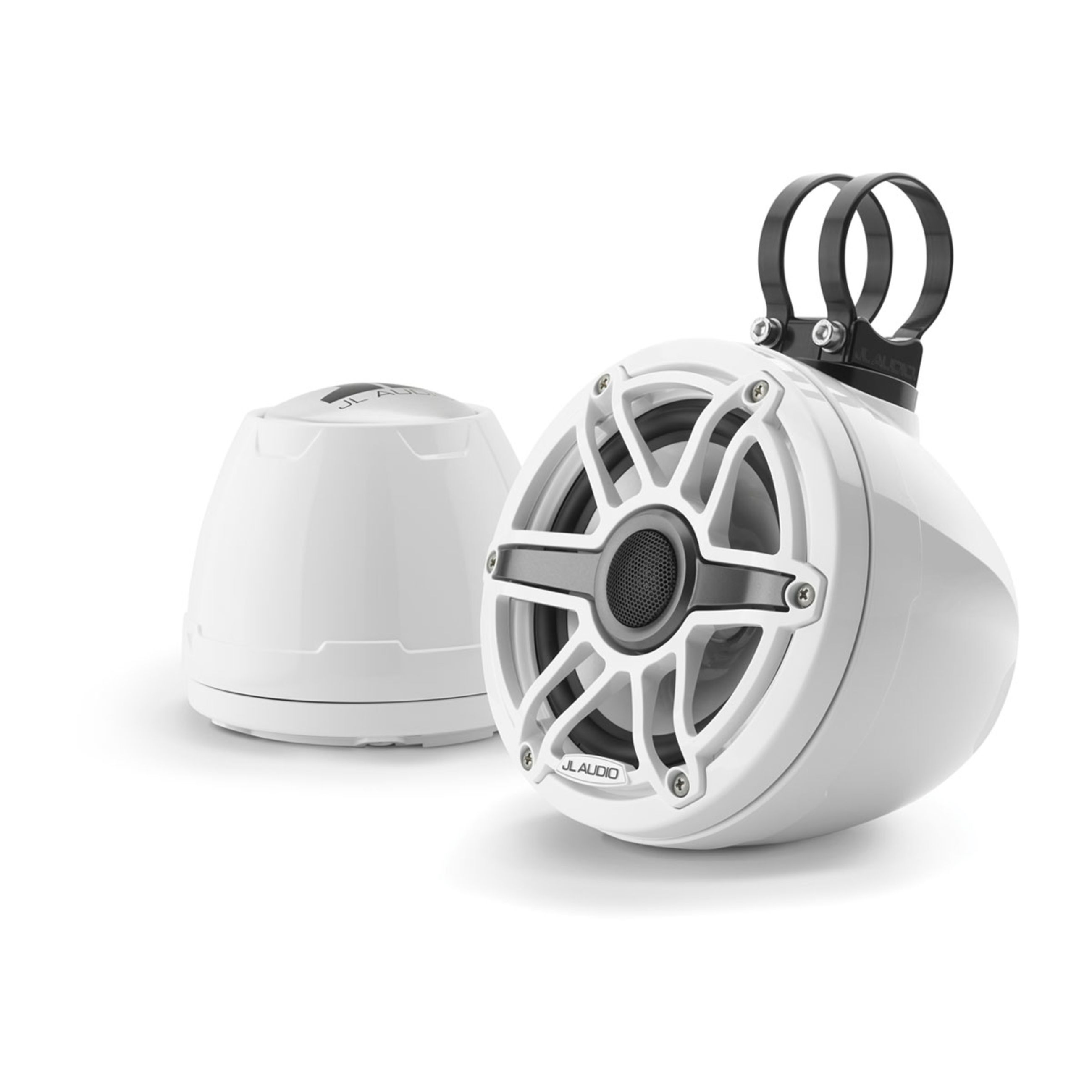 Jl Audio Vex Enclosed System - M6 6.5" With White Sport Grille (M6-650Vex-Gw-S-Gwgw)