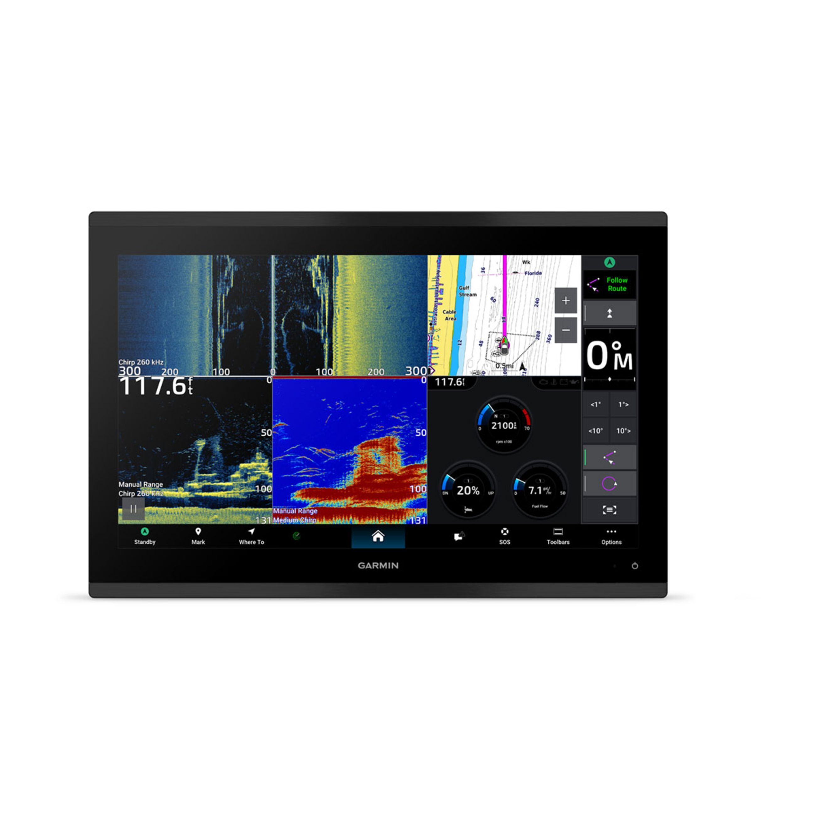 Gpsmap 9217 - Premium Chartplotter With Garmin Navionics+ And Sonar