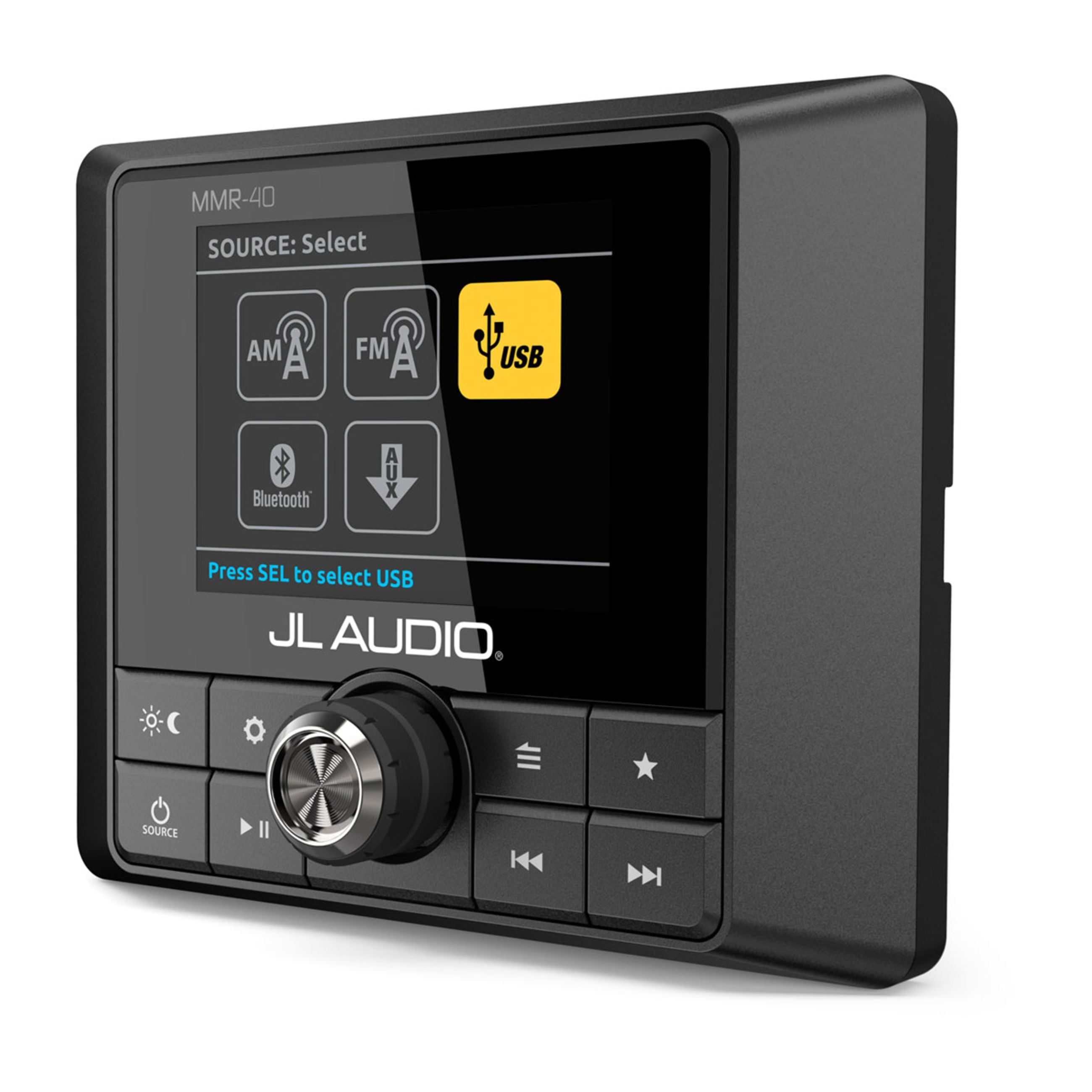 Jl Audio Wired Remote Controller For Mediamaster Source Unit With Full-Color Lcd Display (Mmr-40) - Jl Audio Wired Remote Controller For Mediamaster Source Unit With Full-Color Lcd Display (Mmr-40)