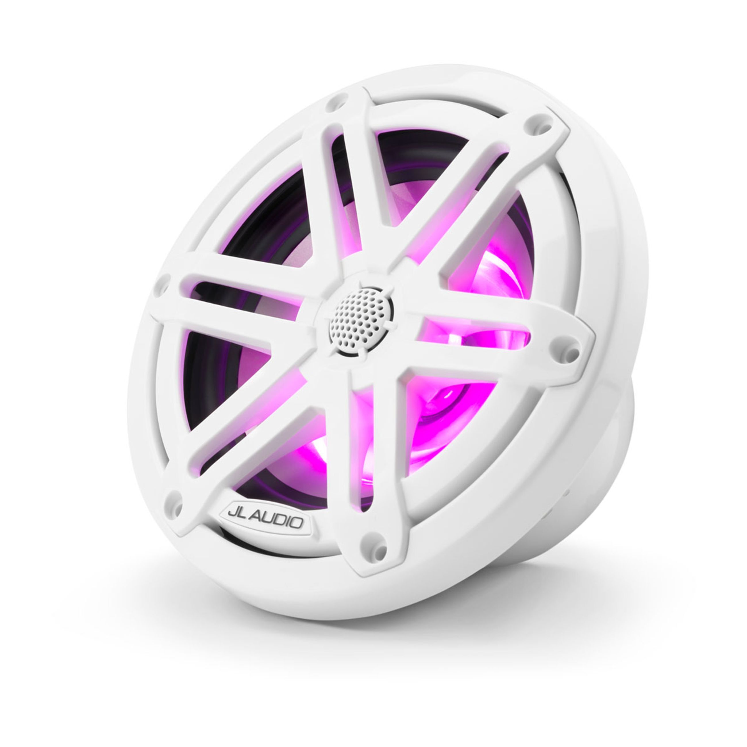 Jl Audio M3 Enclosed Tower Speakers - 6.5" With Led And White Sport Grille (M3-650X-S-Gw-I) - Image 4