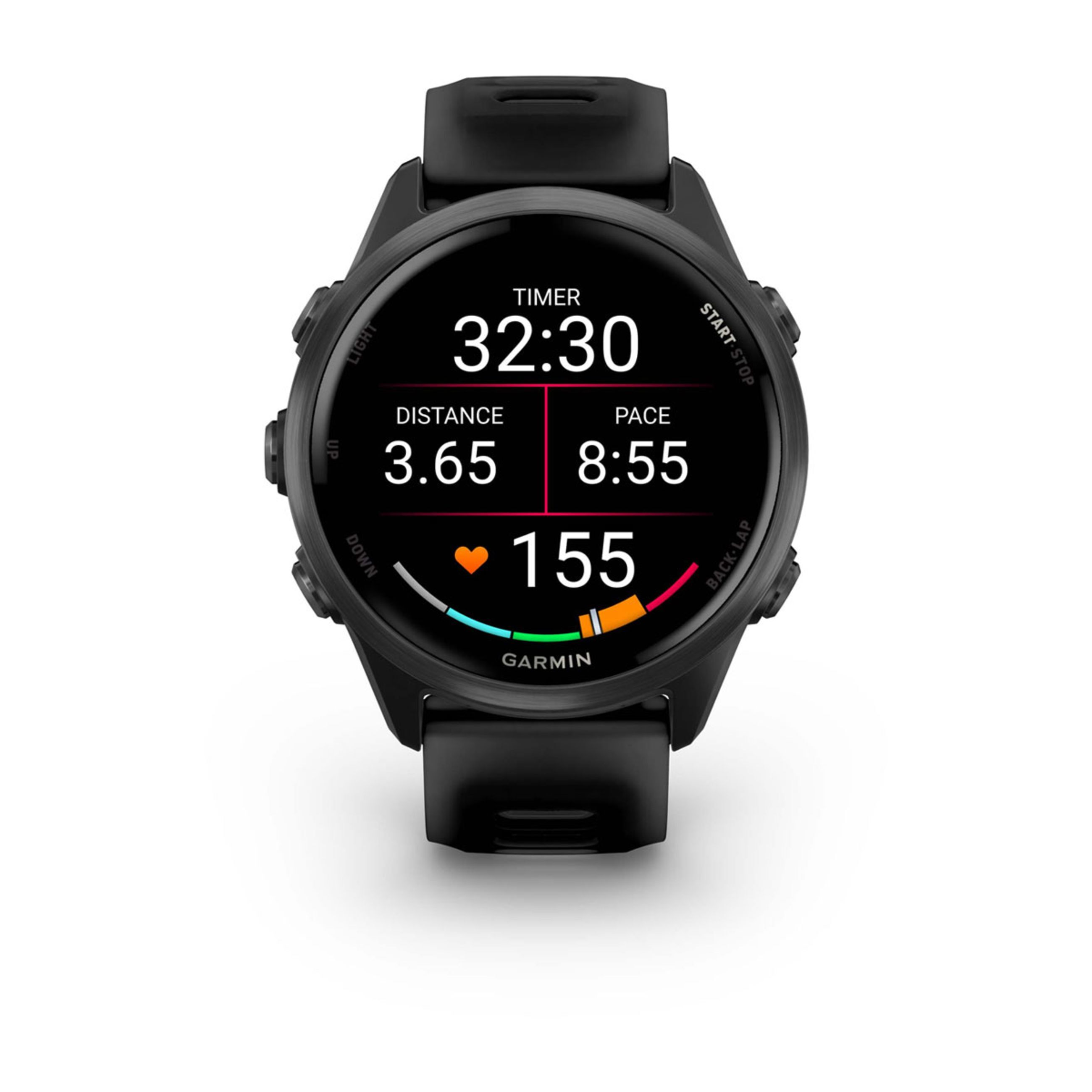 Forerunner 570 - 42Mm - Slate Gray Aluminum With Translucent Black/Black Band - Image 6