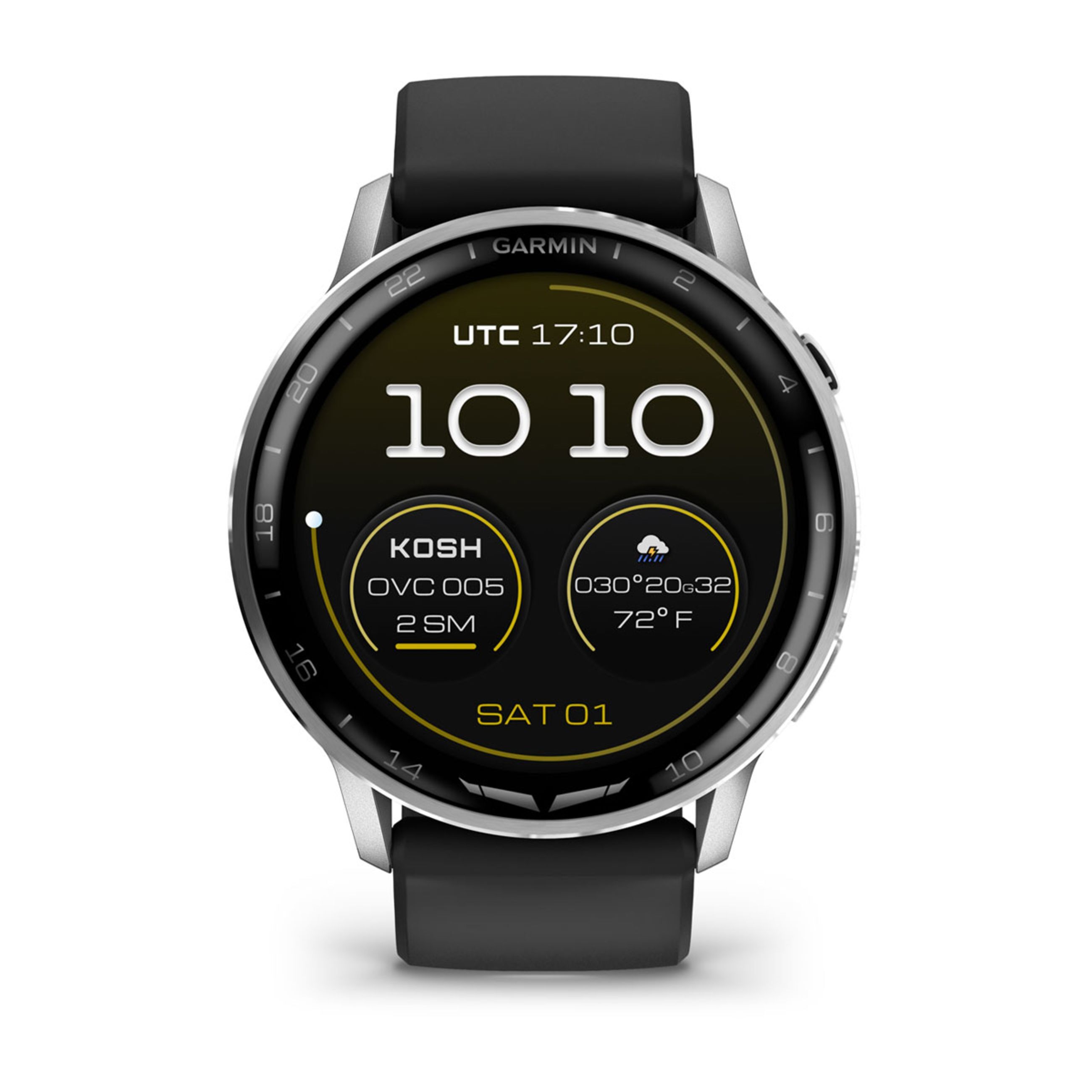 D2 Air X15 - Silver With Black Silicone Band - Image 7