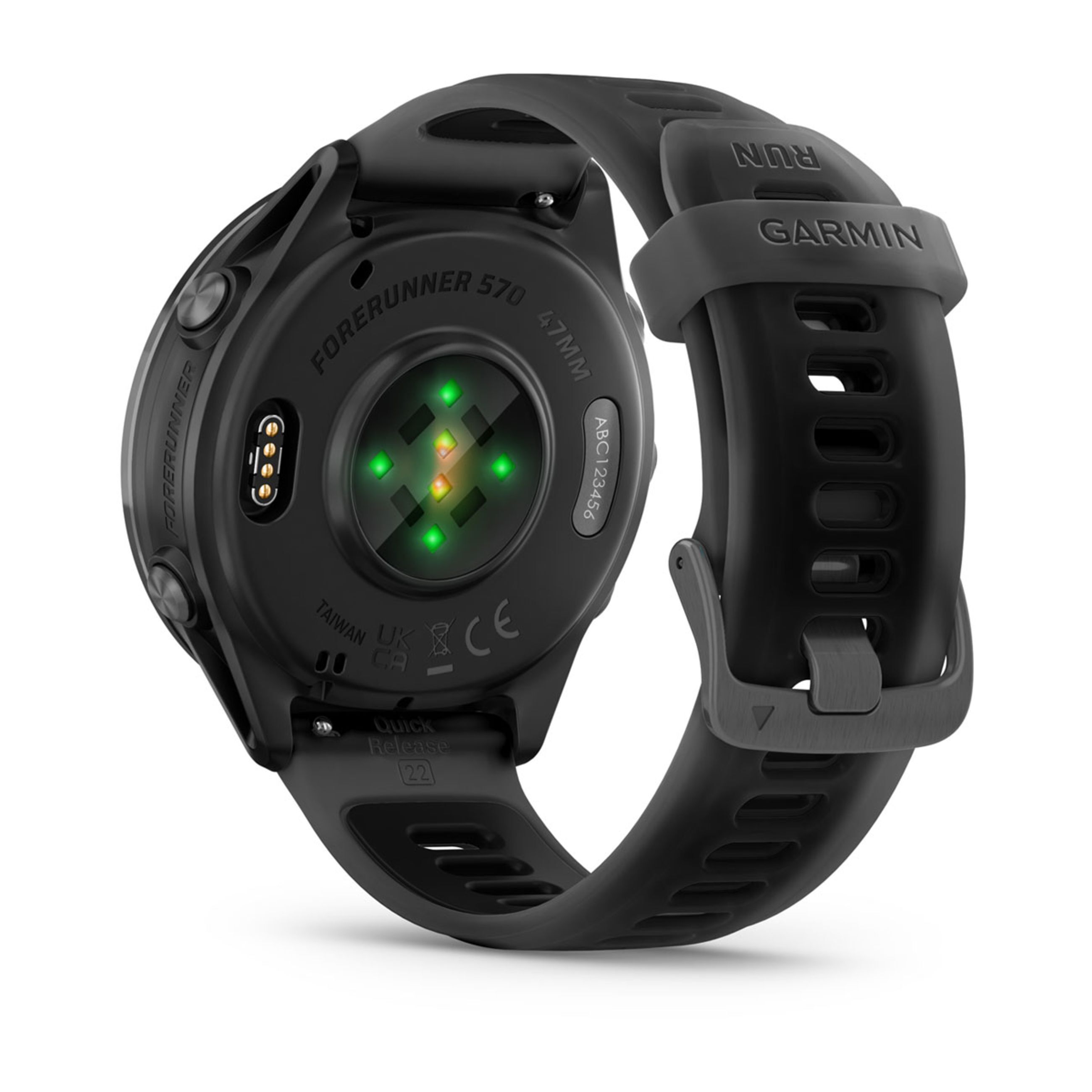 Forerunner 570 - 42Mm - Slate Gray Aluminum With Translucent Black/Black Band - Image 7