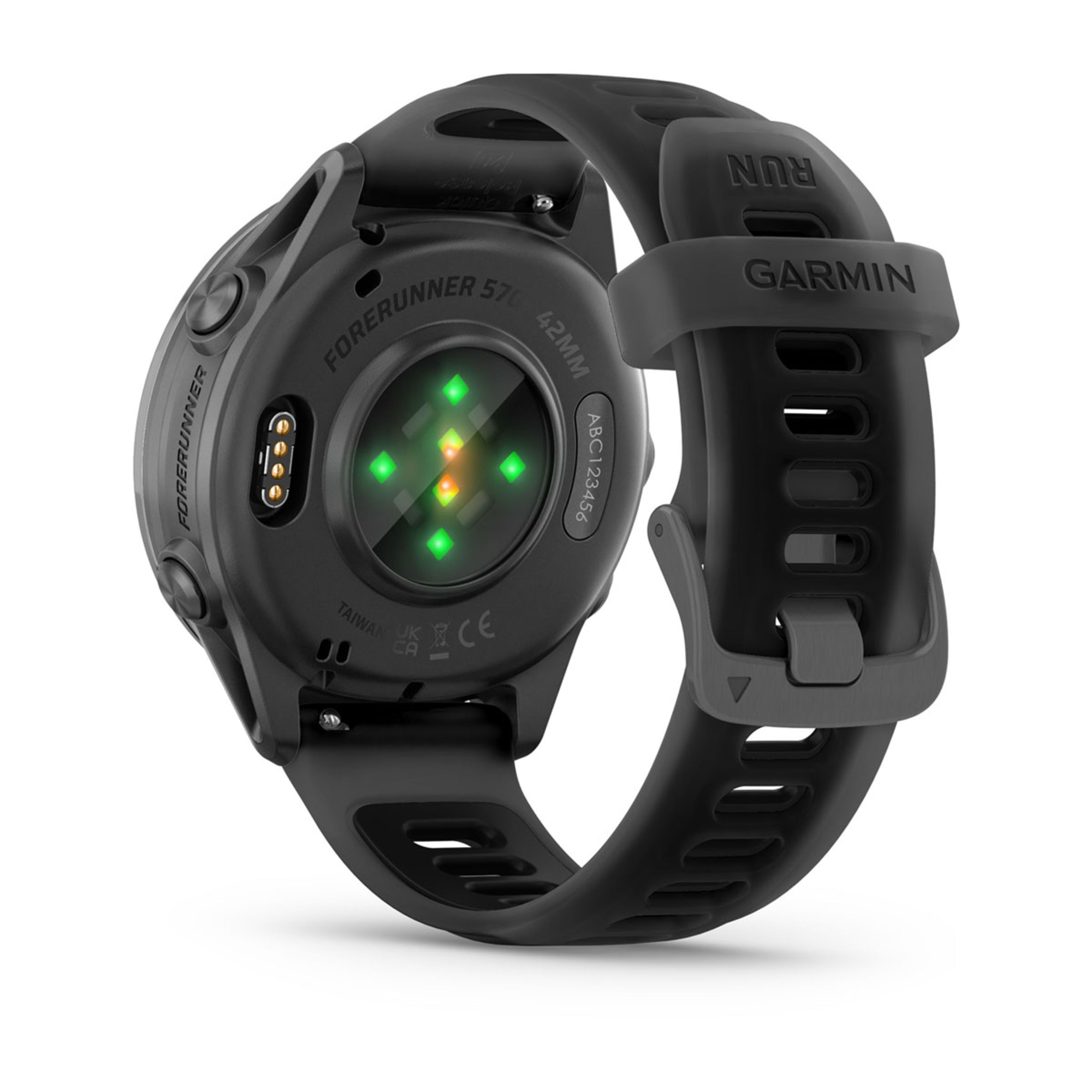 Forerunner 570 - 42Mm - Slate Gray Aluminum With Translucent Black/Black Band - Image 7