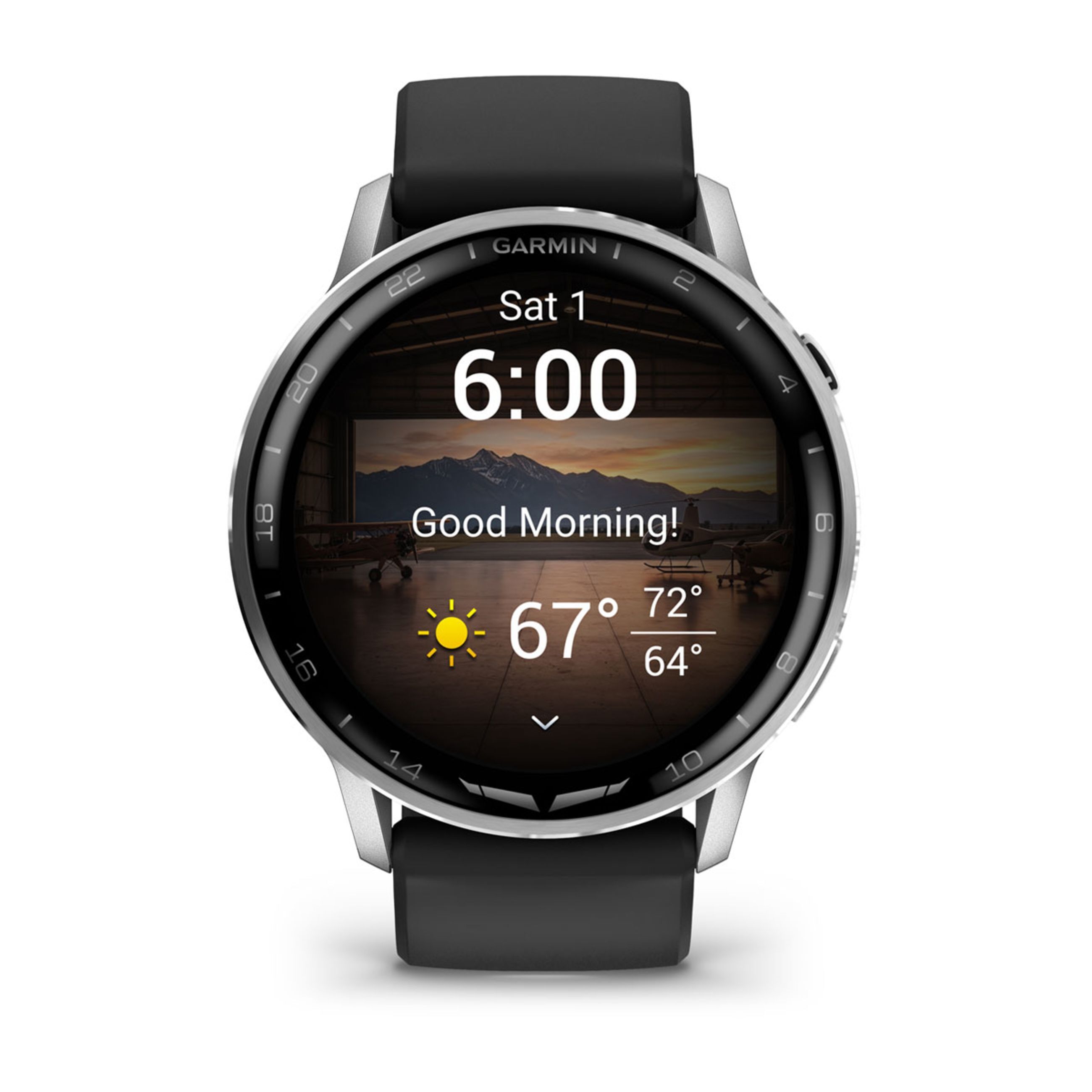 D2 Air X15 - Silver With Black Silicone Band - Image 9