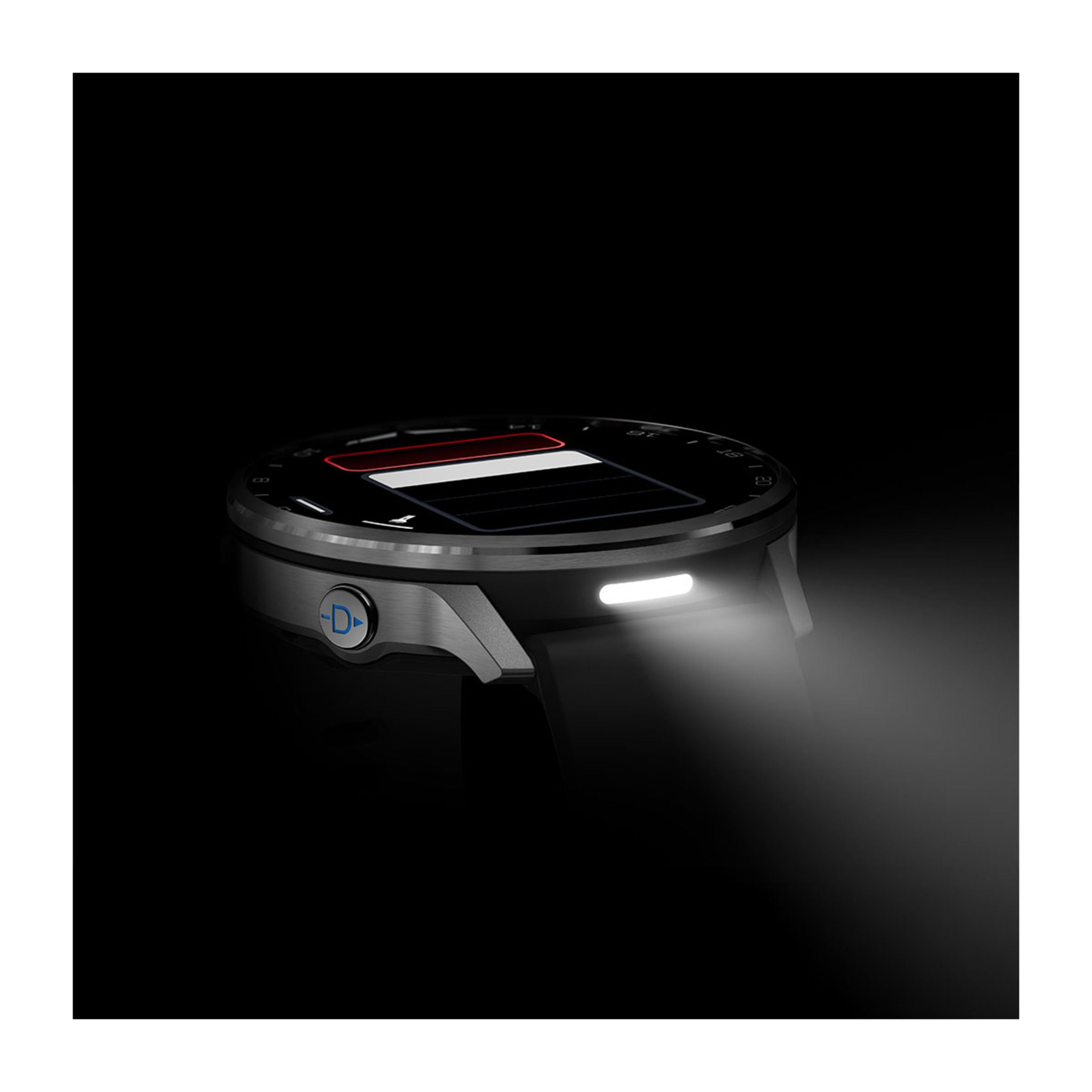 D2 Air X15 - Silver With Black Silicone Band - Image 10