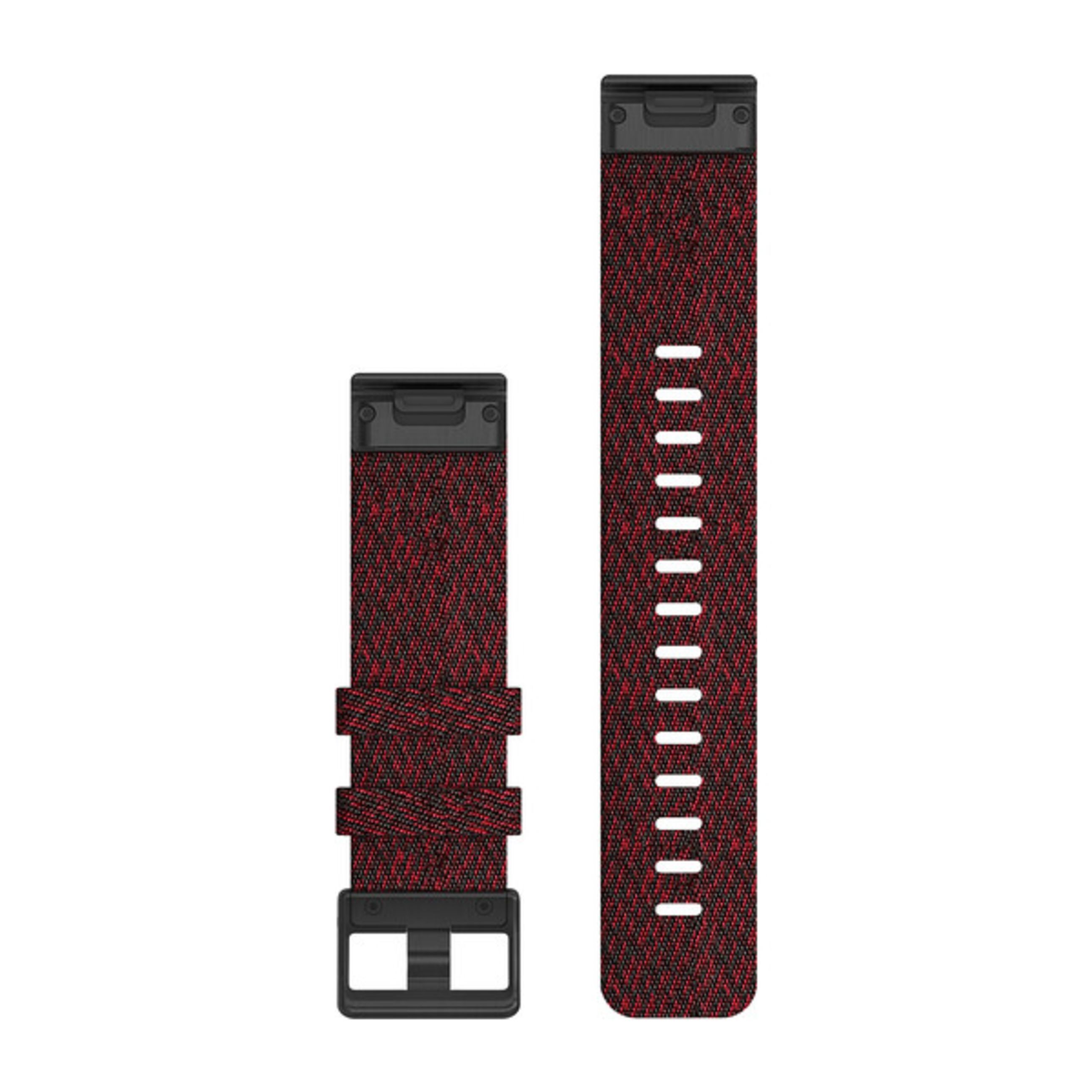 Alternative view of Quickfit 22 Watch Straps - Heathered Red Nylon