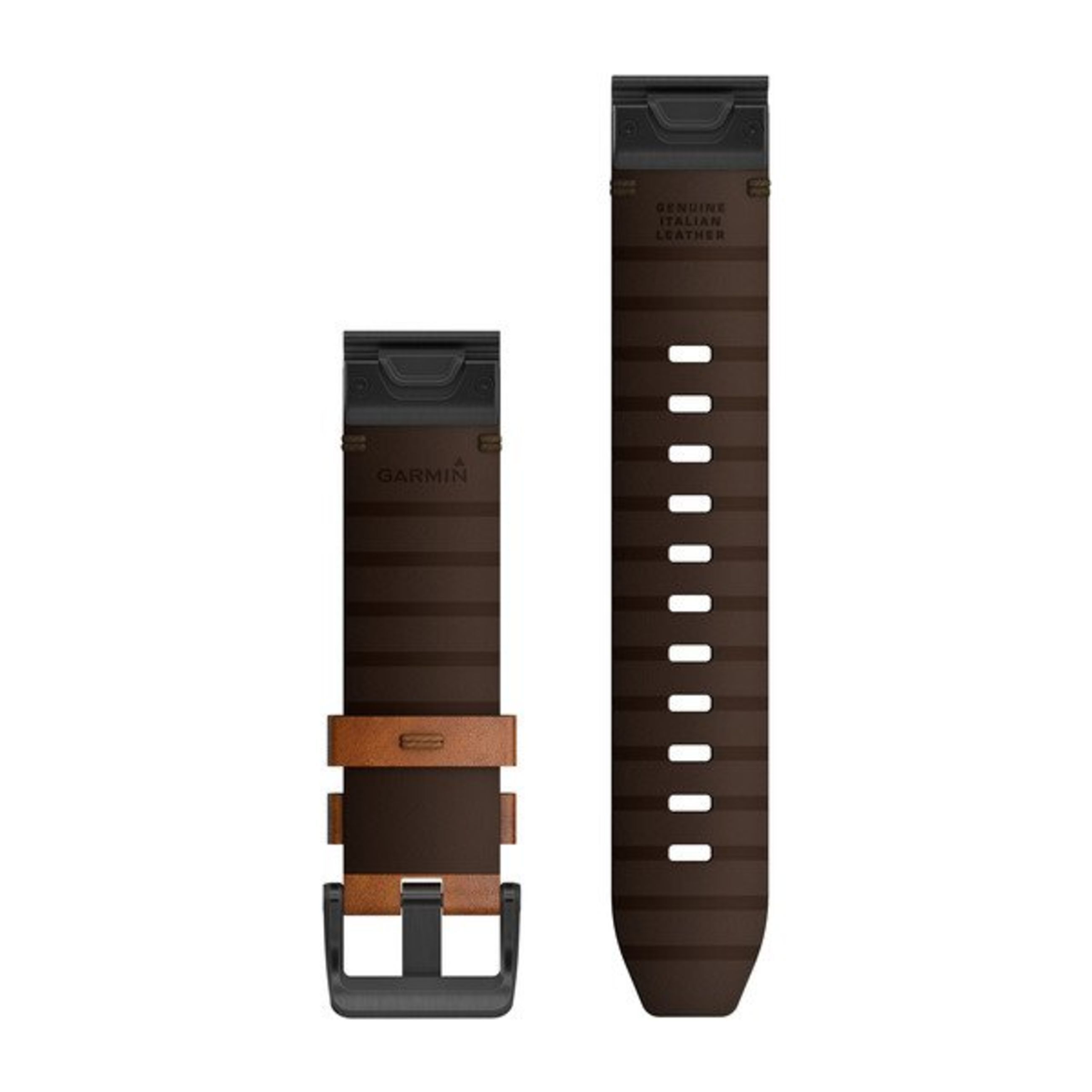 Alternative view of Quickfit 22 Watch Straps - Chestnut Leather