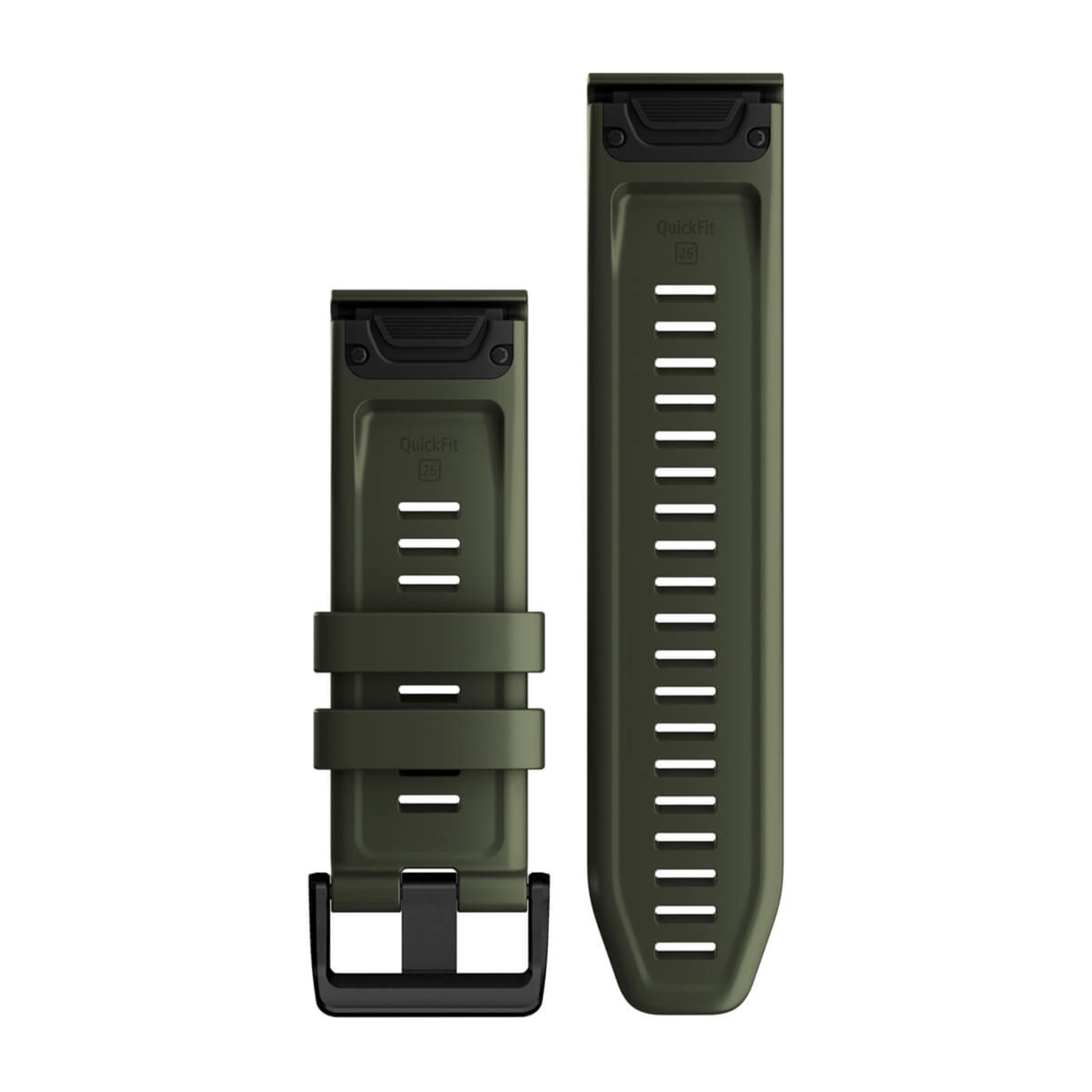 Alternative view of Quickfit 26 Watch Bands - Moss Silicone