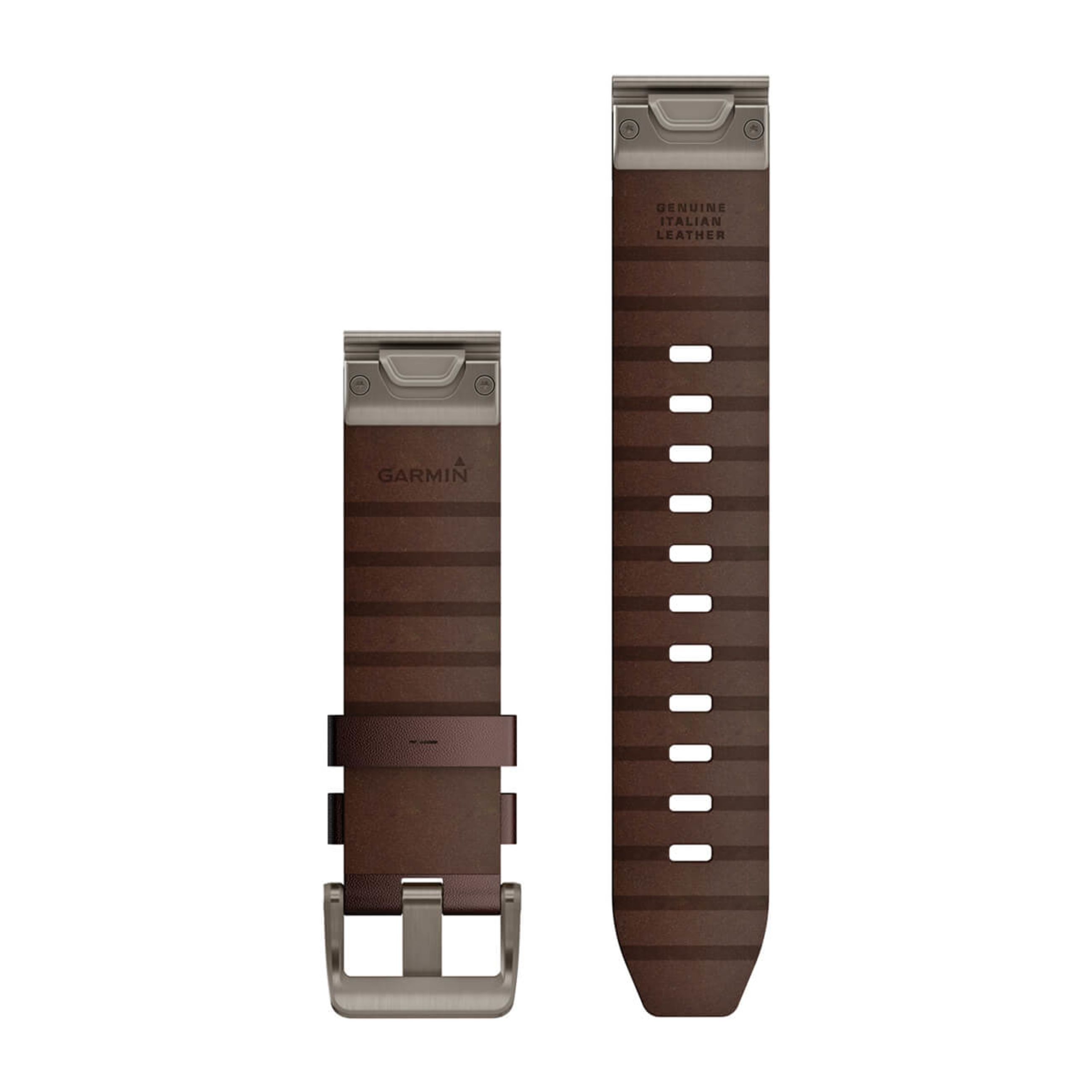Alternative view of Quickfit 22 Watch Straps - Oxford Brown Leather