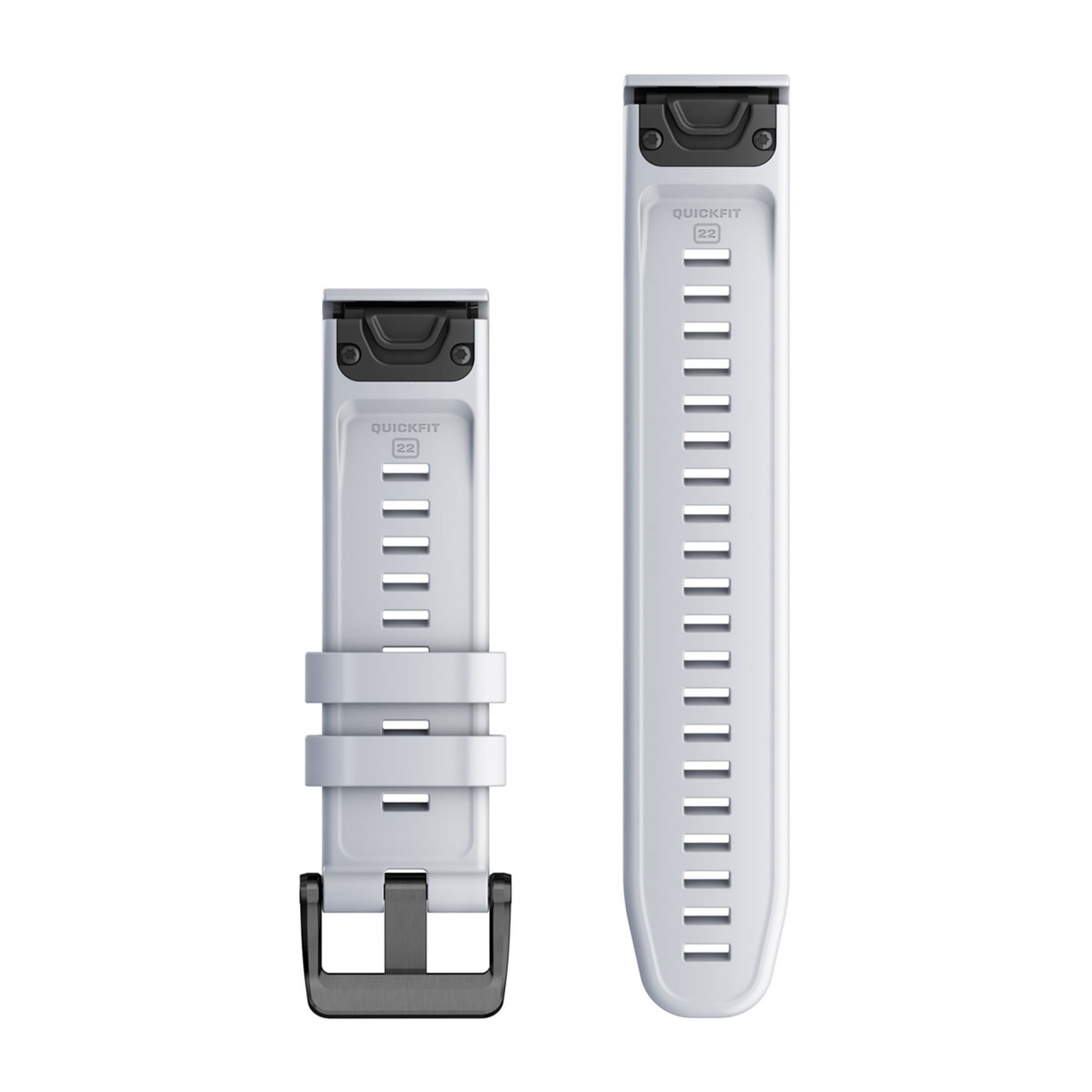 Alternative view of Quickfit 22 Watch Straps - Whitestone Silicone