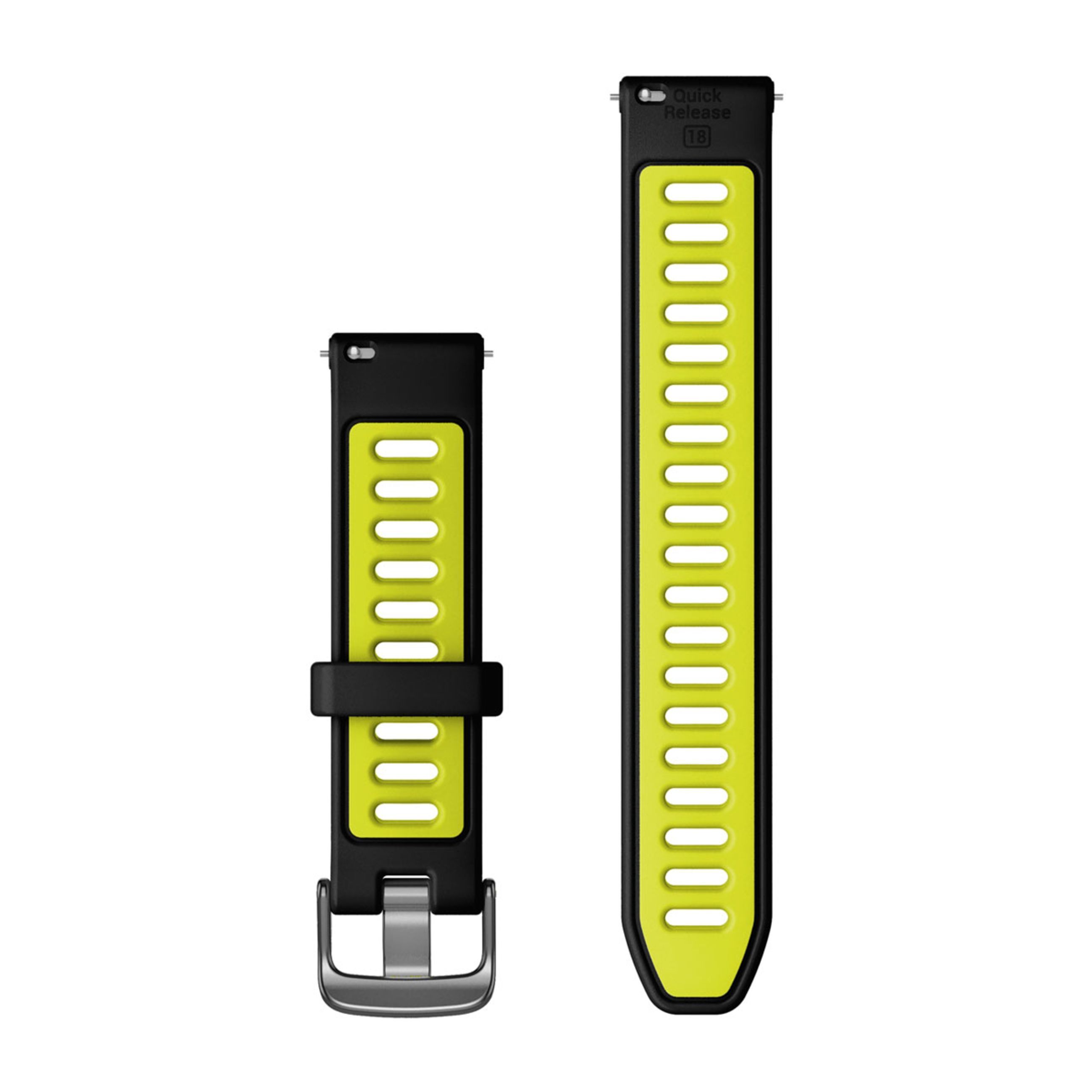 Alternative view of Quick Release Bands (18 Mm) - Black/Amp Yellow With Slate Hardware