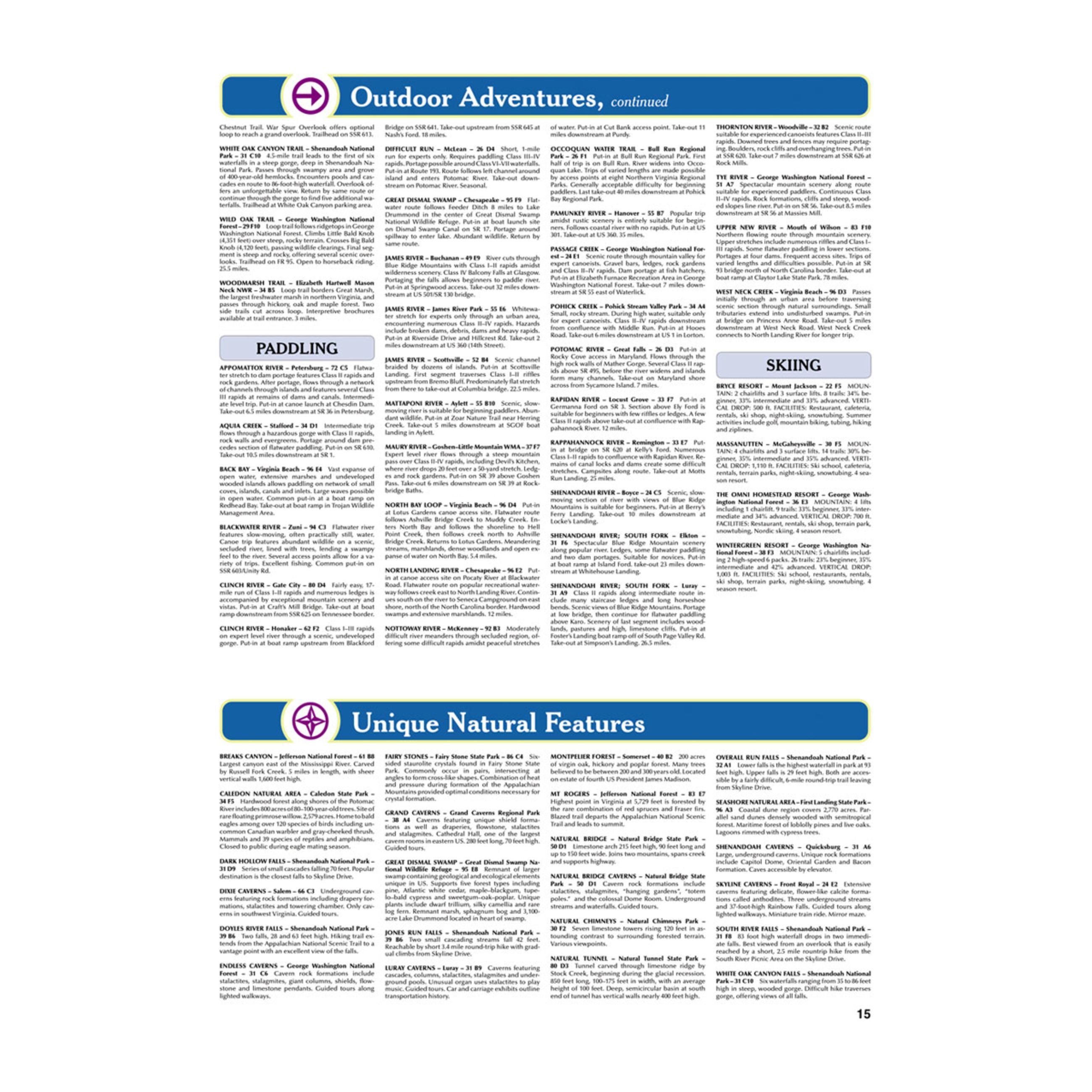 Alternative view of Delorme Atlas & Gazetteer Paper Maps - Virginia