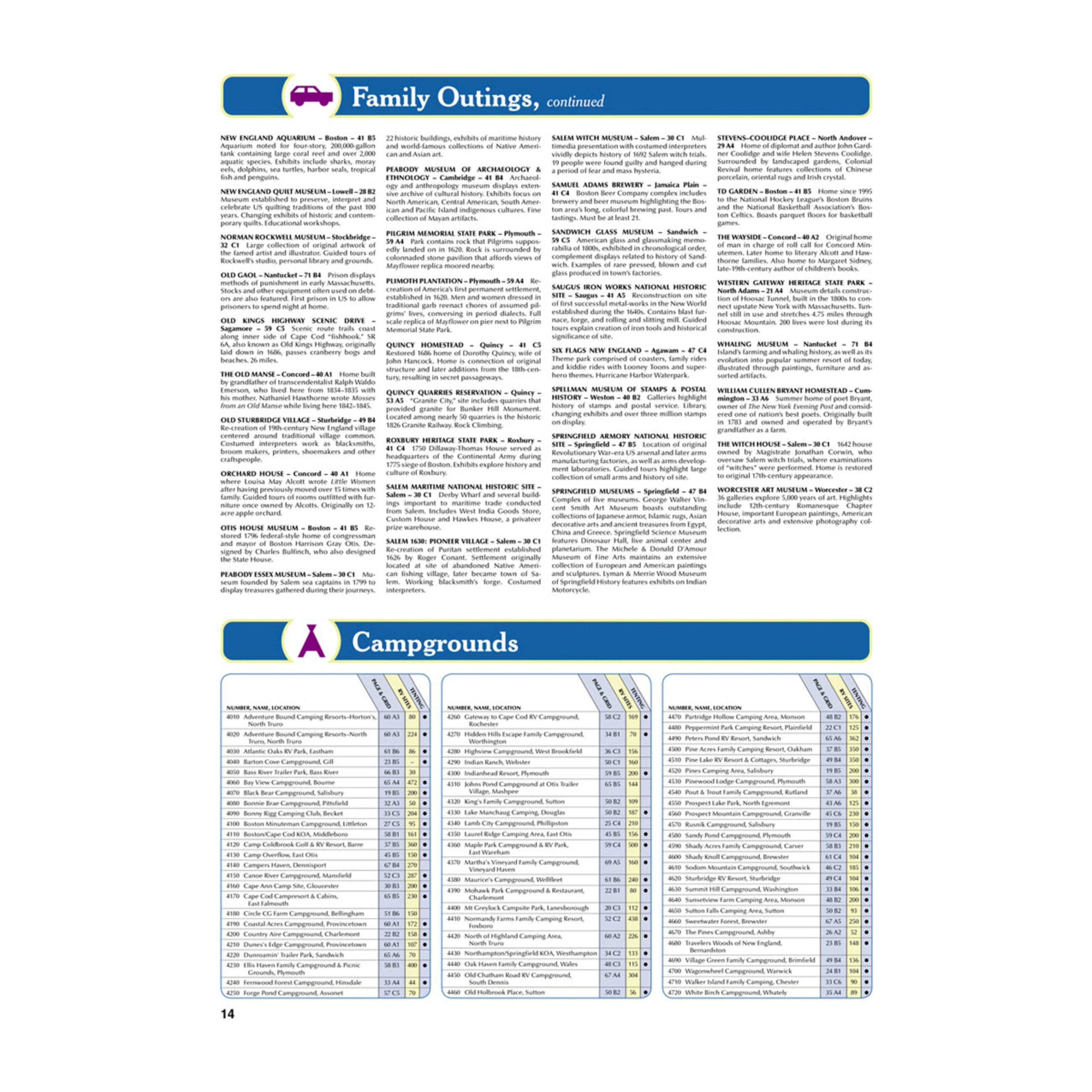 Alternative view of Delorme Atlas & Gazetteer Paper Maps - Massachusetts
