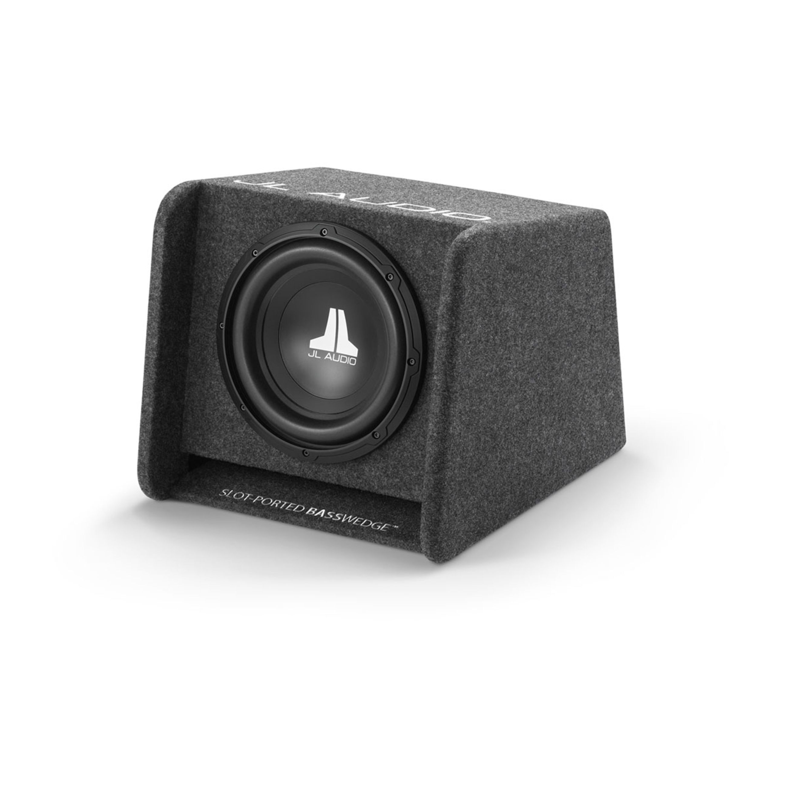 Alternative view of Jl Audio Basswedge Enclosed Car Subwoofer - Single 10" W0V3 Subwoofer