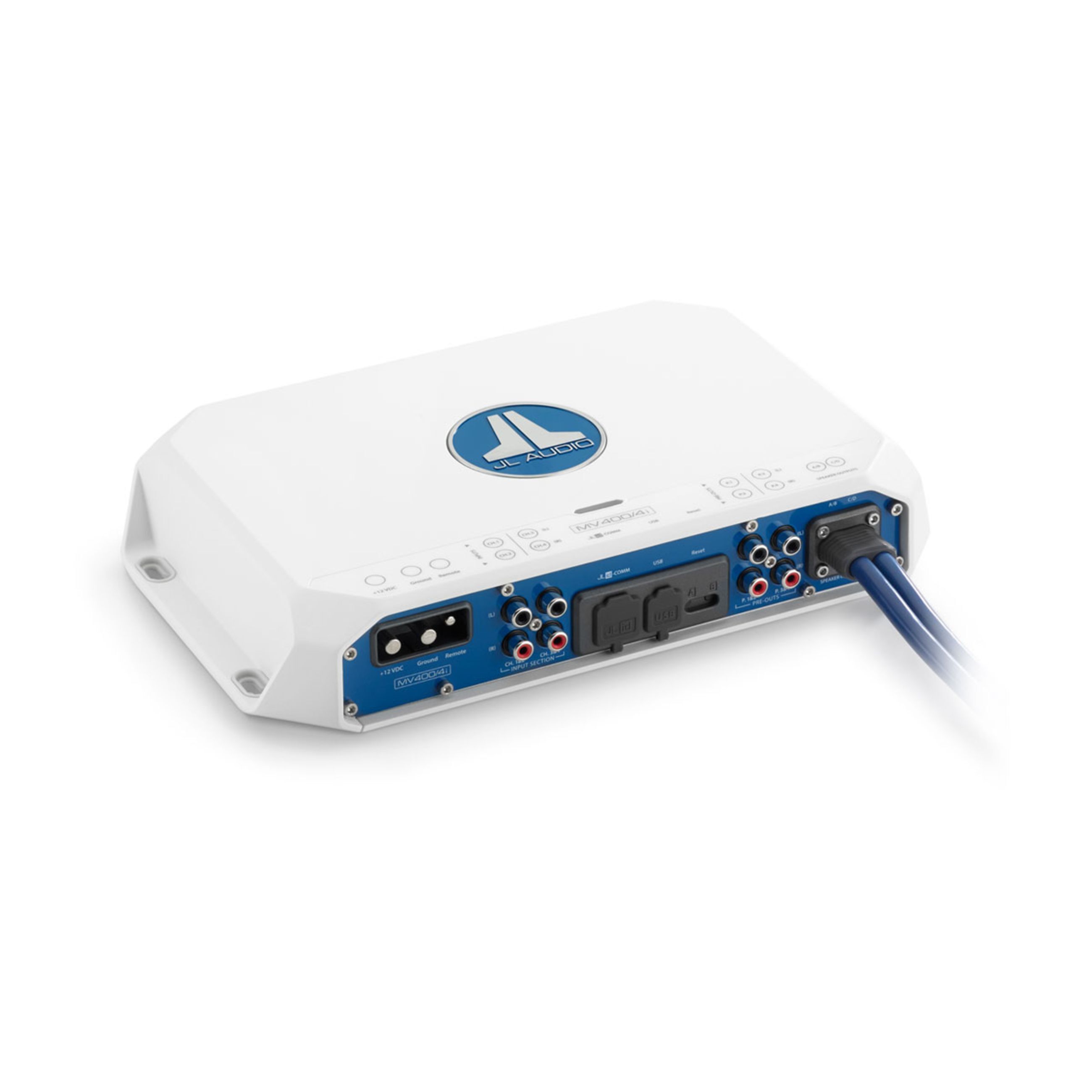 Alternative view of Jl Audio Mvi Marine Amplifier - 4 Channel Full-Range Marine Amplifier (400 Watts) (Mv400/4I)