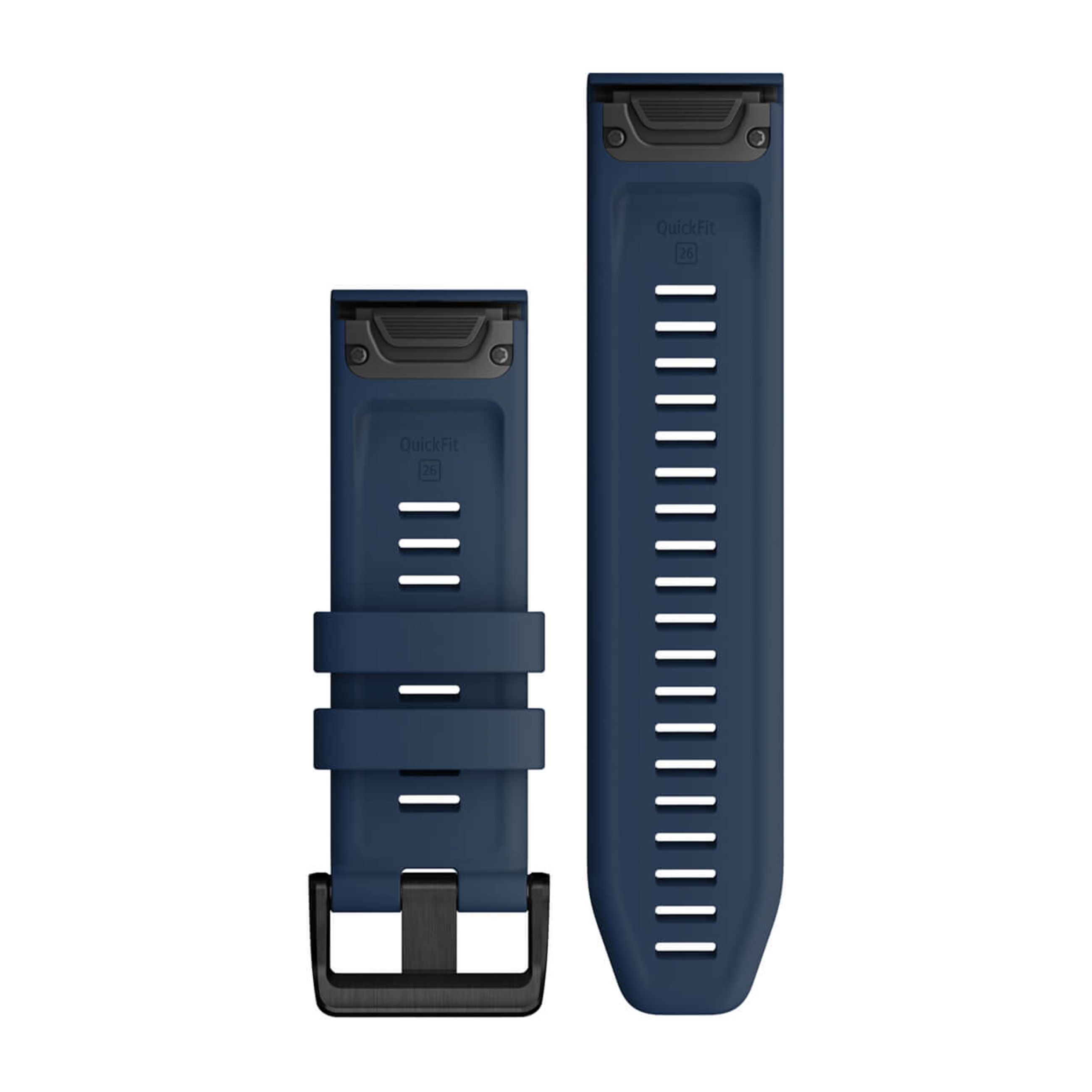 Alternative view of Quickfit 26 Watch Bands - Captain Blue Silicone