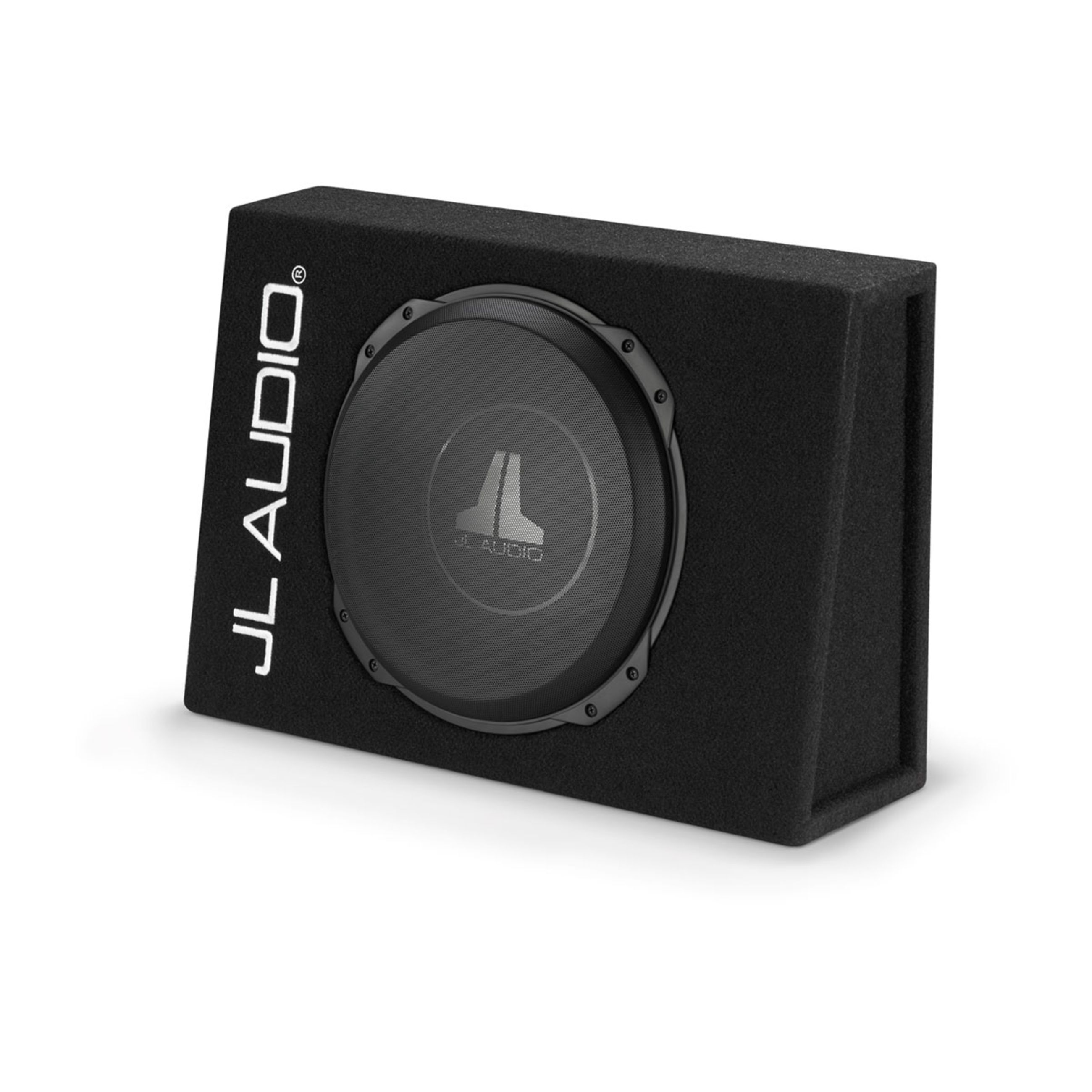 Alternative view of Jl Audio Powerwedge Tw3 Enclosed Car Subwoofer - Single 12" Tw3 Subwoofer, Truck-Style Box (Cs112Tg-Tw3)