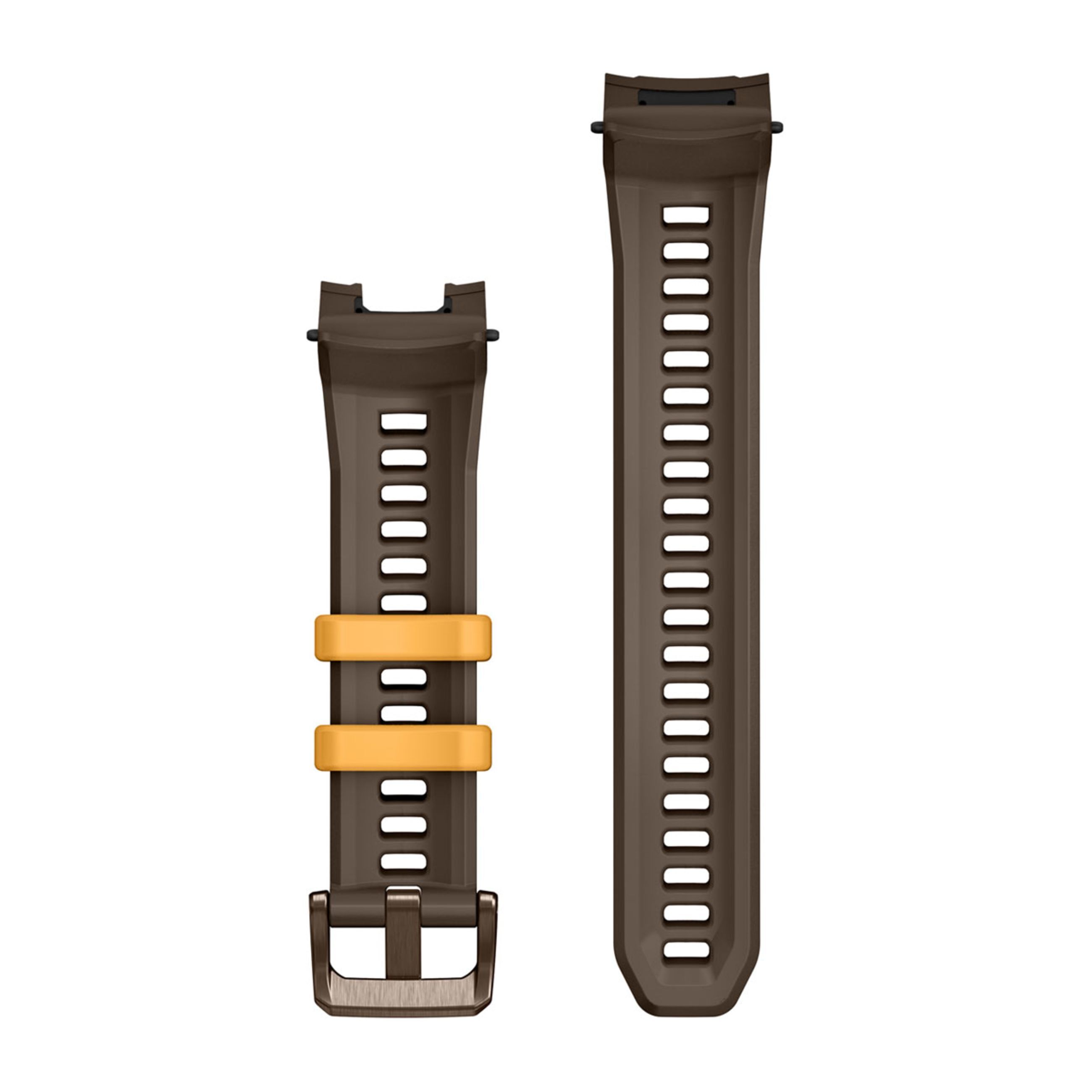 Alternative view of 22 Mm Watch Bands - Cocoa Silicone With Metal Buckle (Instinct 3 - 45 Mm/Instinct Crossover Amoled)