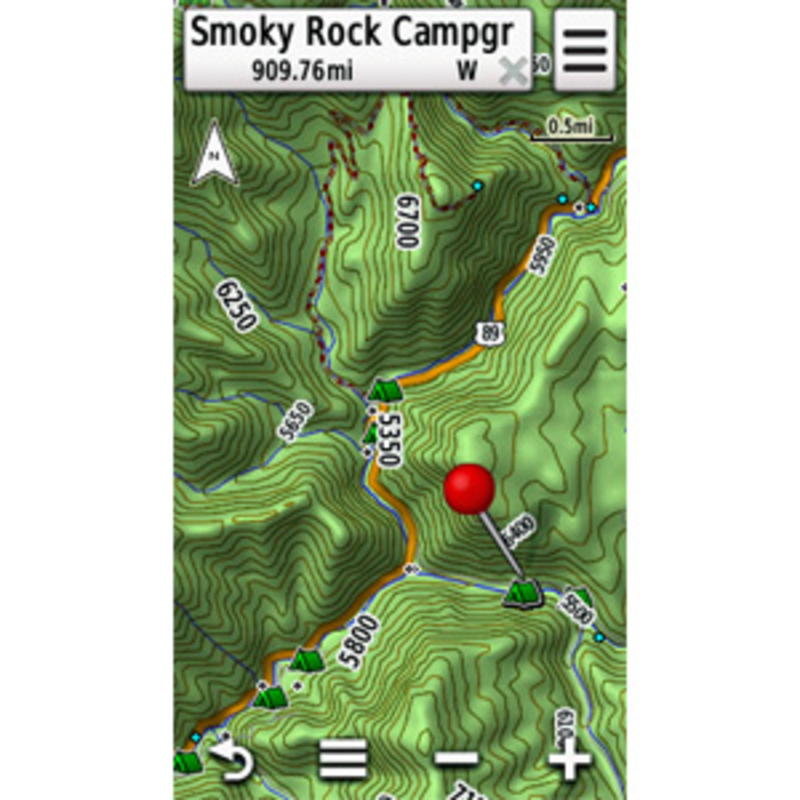 Alternative view of Topo U.S. 100K - Microsd/Sd Card
